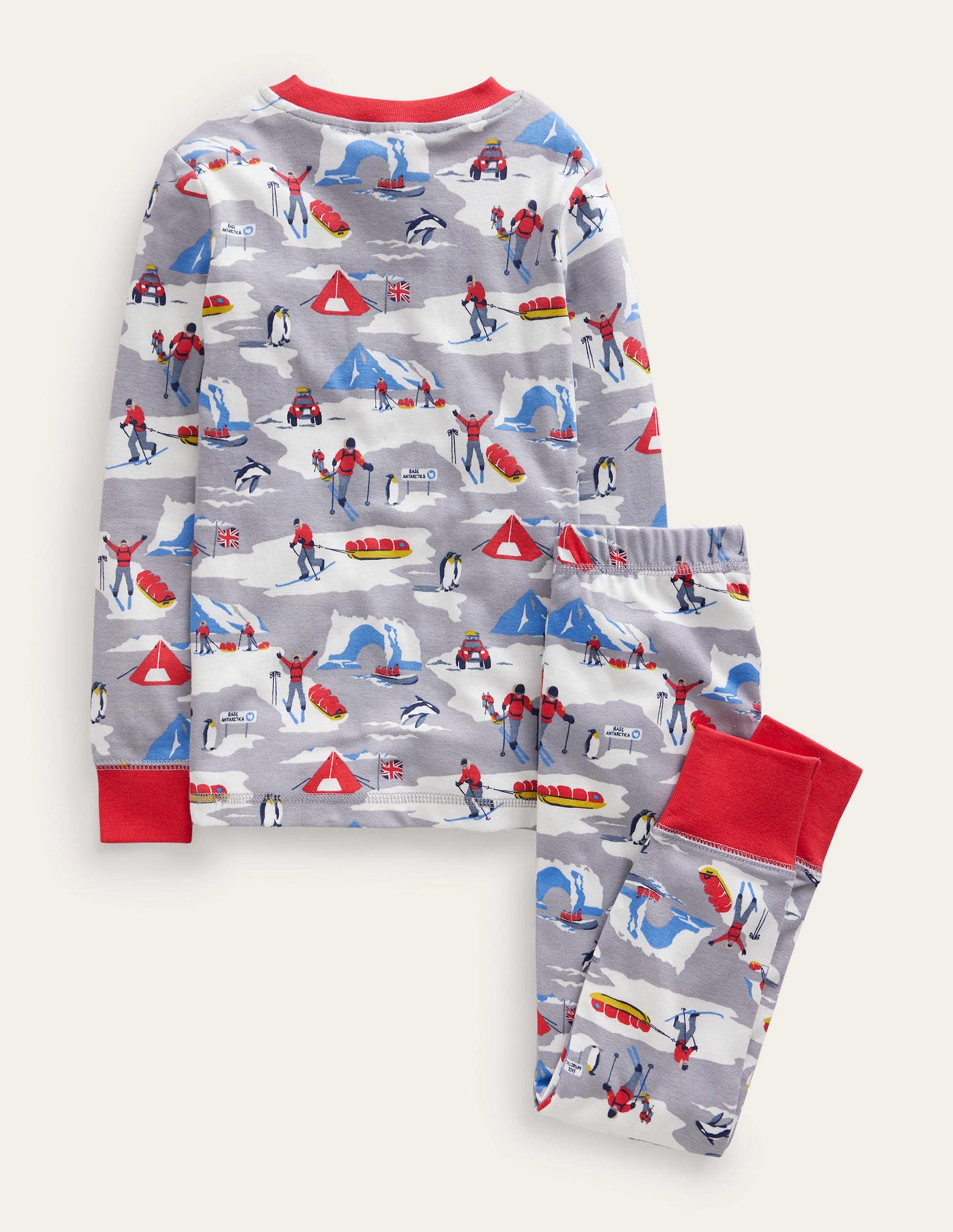 Snug Long John Pajamas-Grey Explorer-2