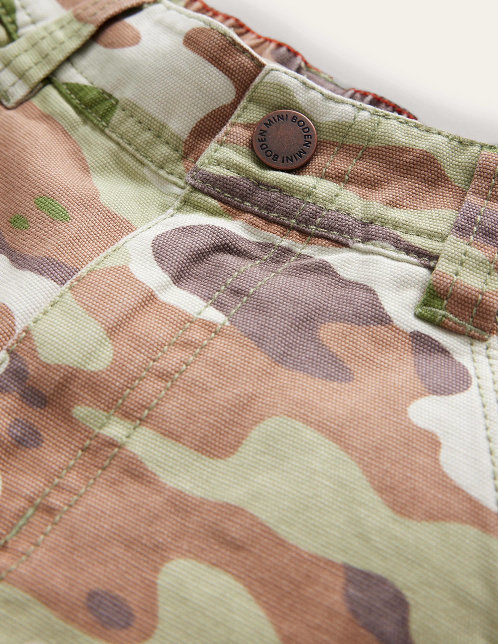 Canvas Carpenter Pants-Green Camo - Image 3