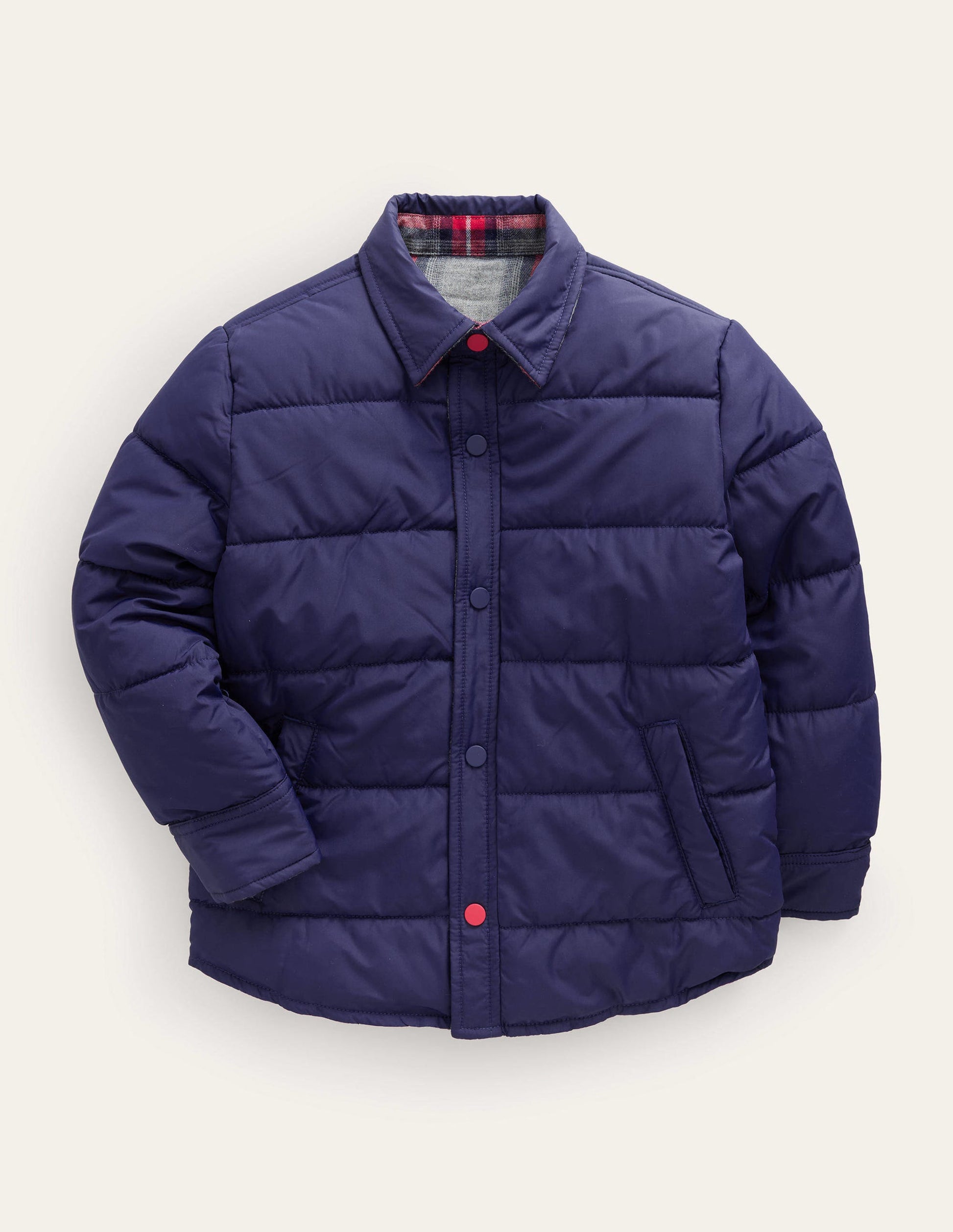 Reversible Quilted Shacket-College Navy-1