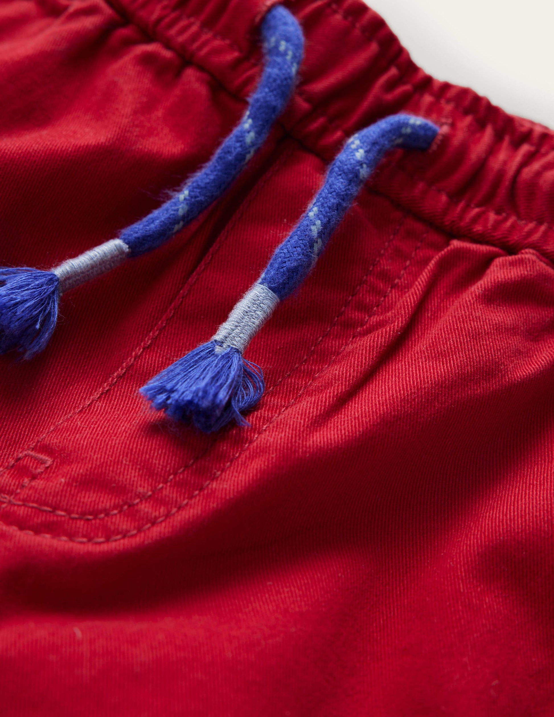 Slim Pull-On Pants-Royal Red-3