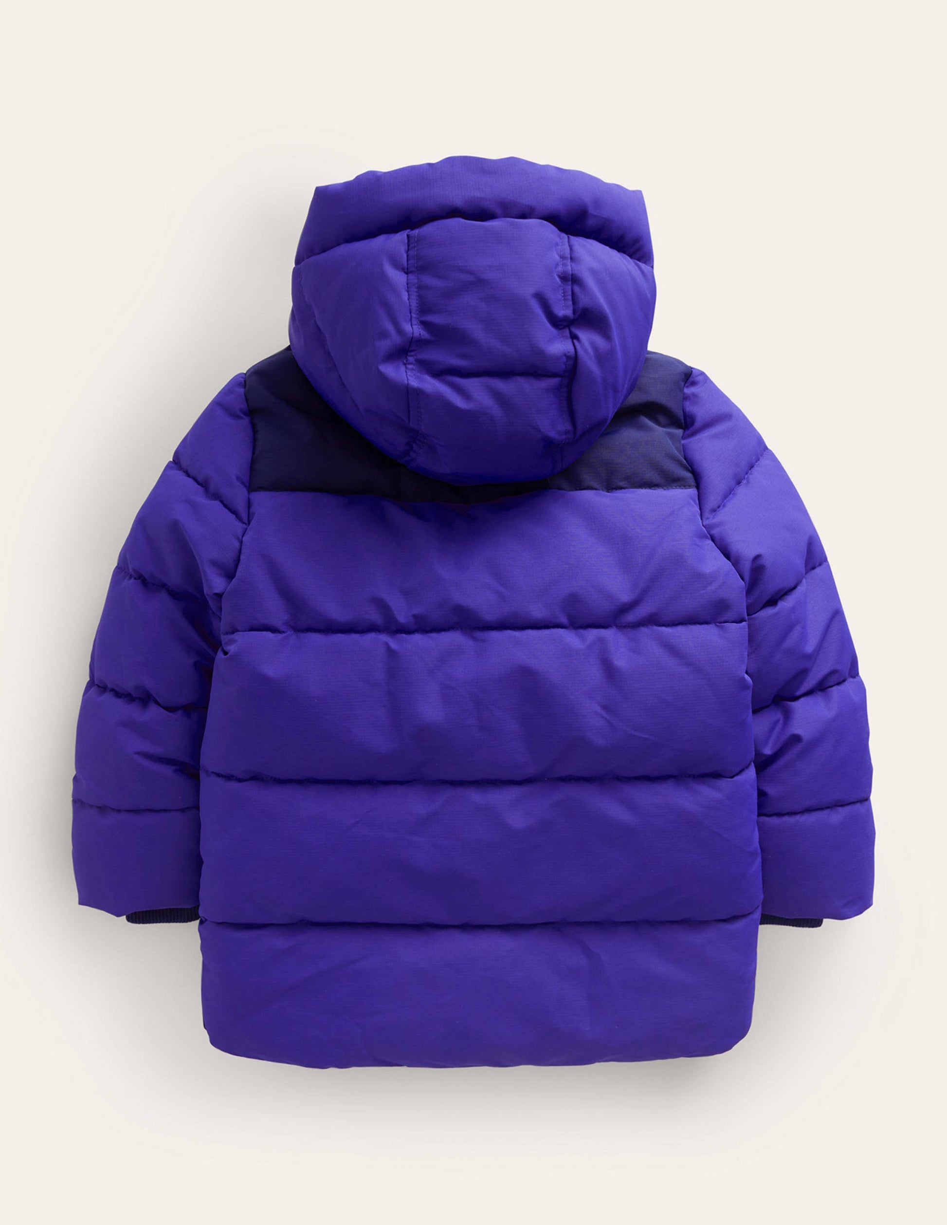 Fleece Lined Padded Coat-Bluing-2