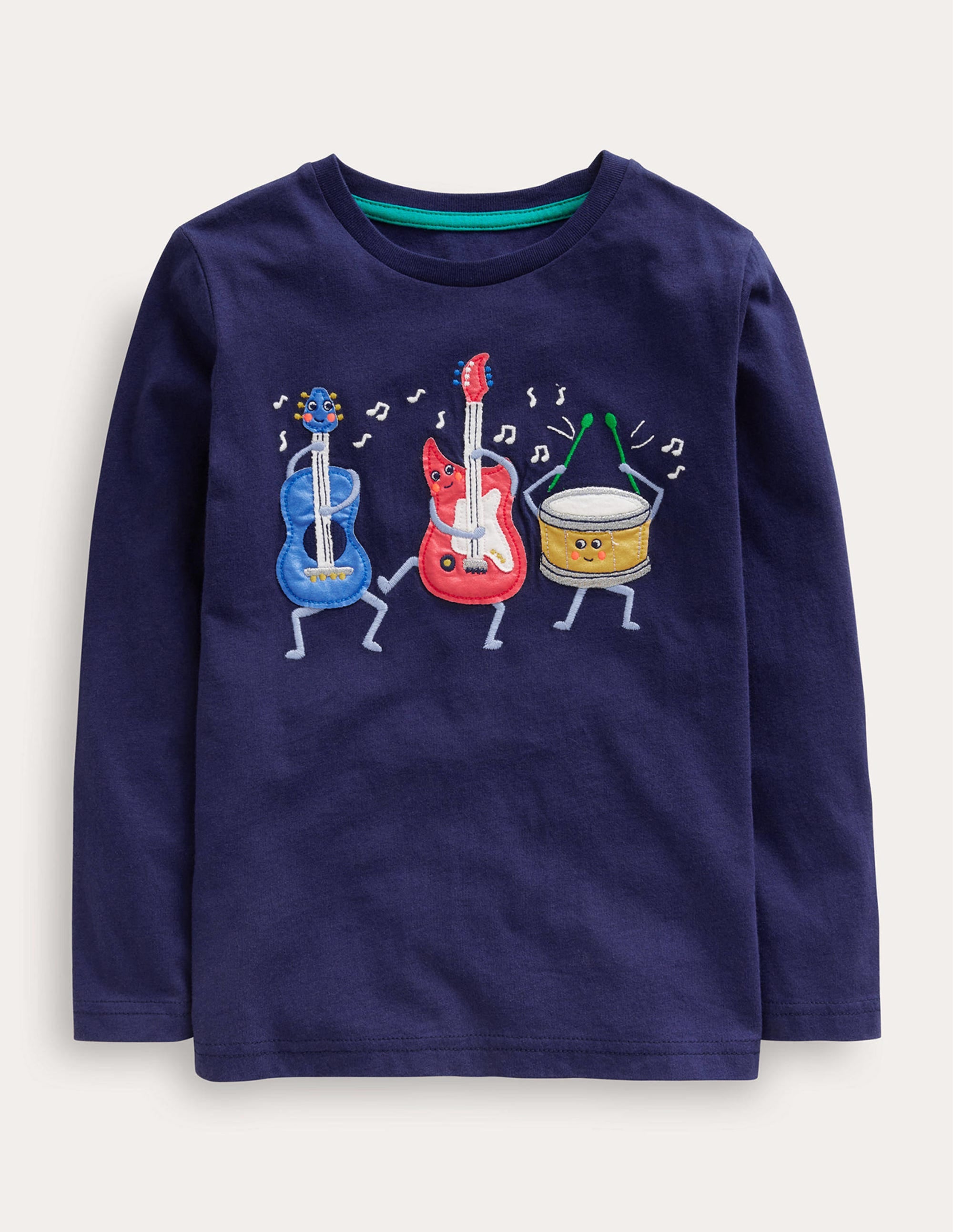 Musical Instruments T-shirt-College Navy Music - Image 1
