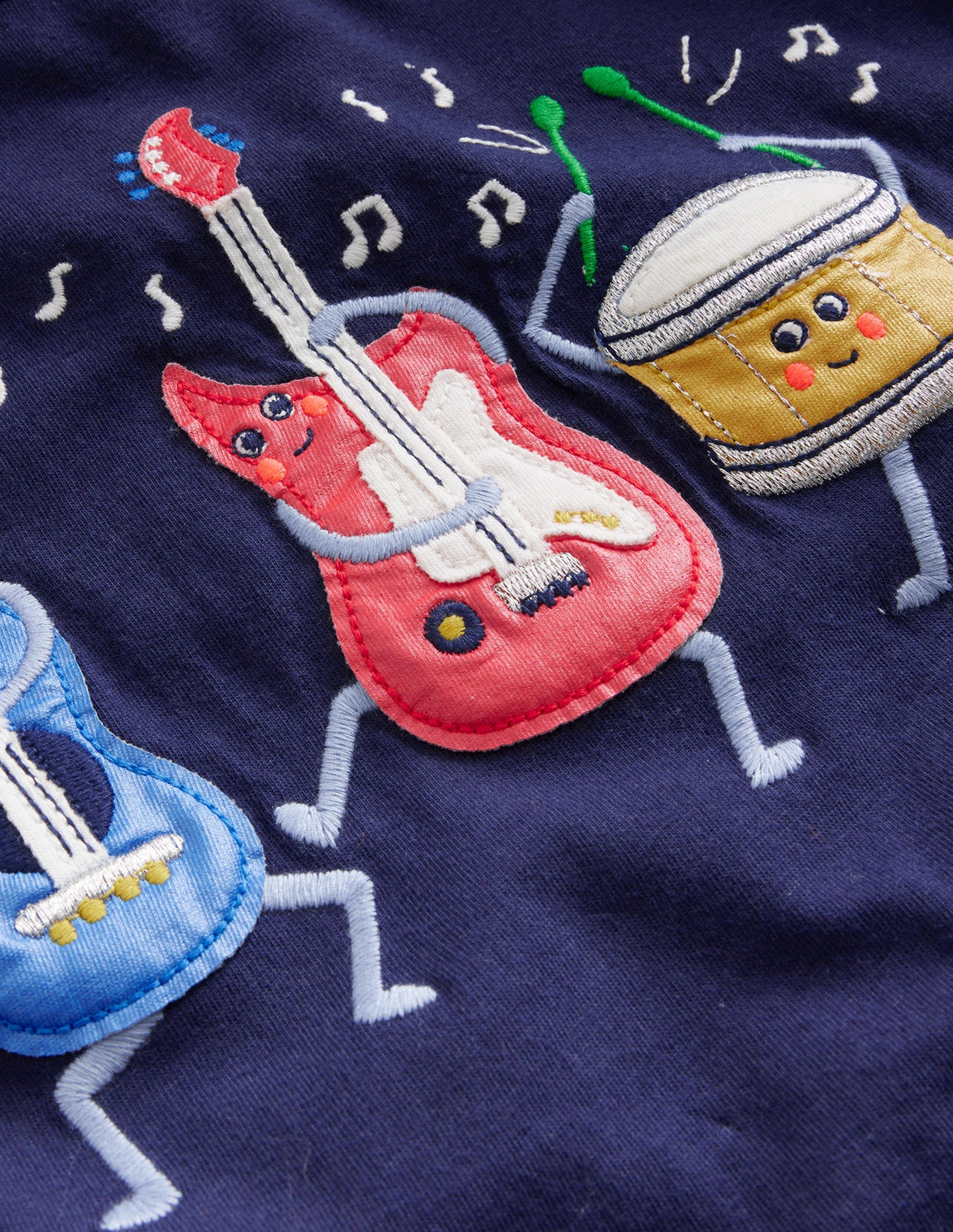 Musical Instruments T-shirt-College Navy Music-3