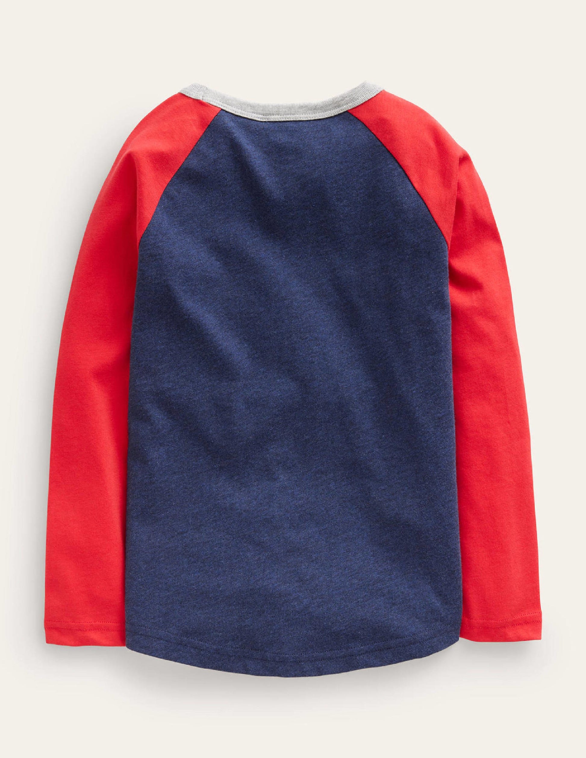 Christmas Guinea Pig Raglan-Rockabilly Red/Blue Marl-2