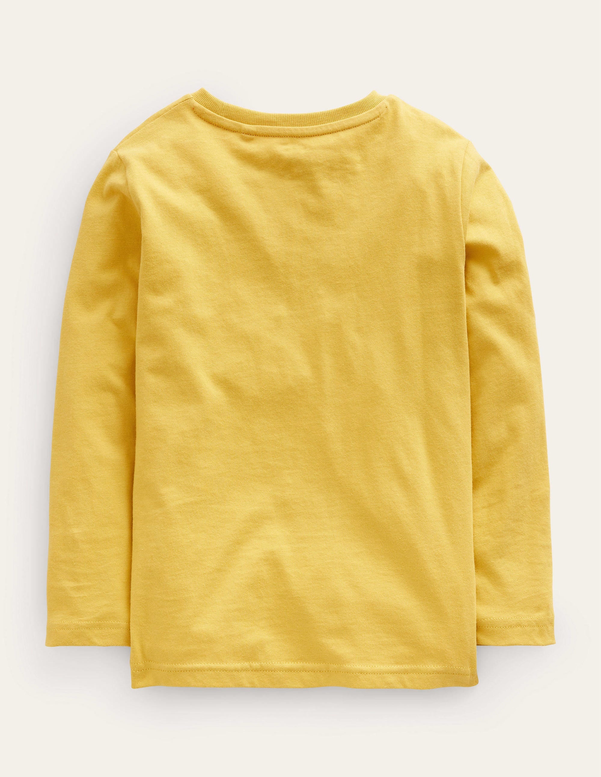 Print Grid T-Shirt-Oil Yellow Autumn Explorer - Image 2