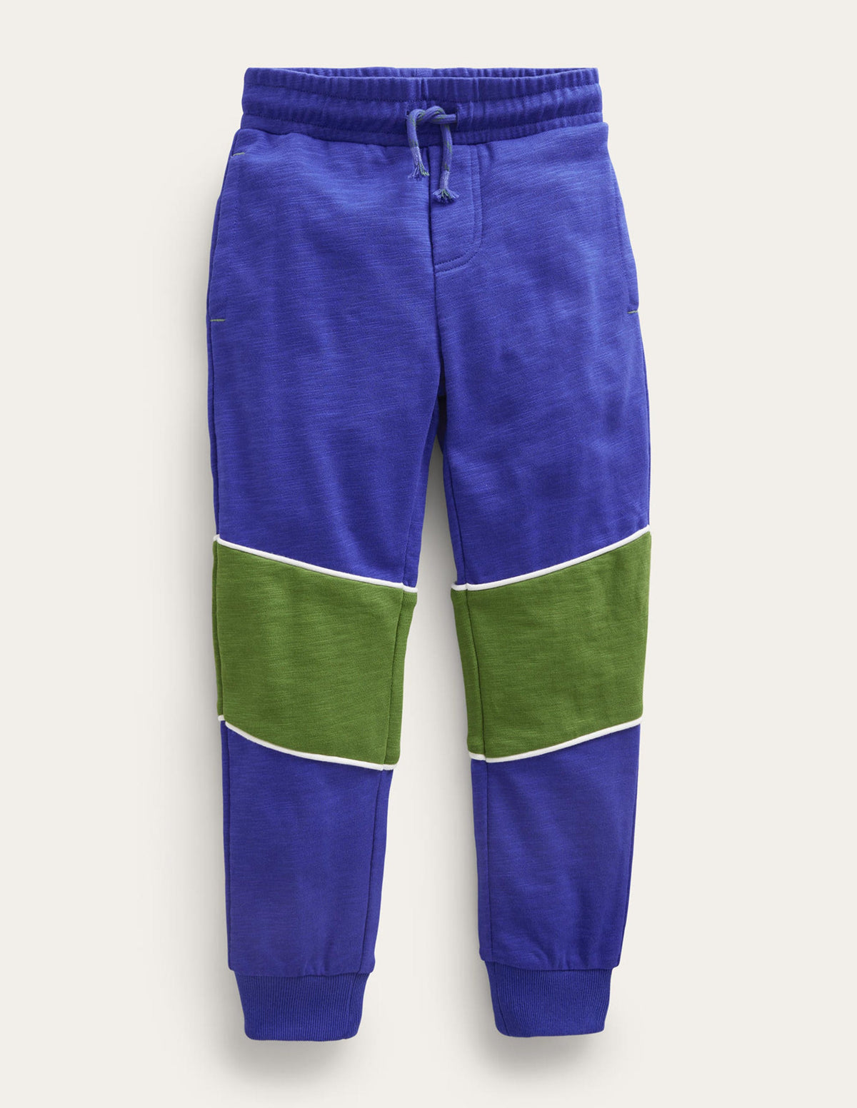 Slim Sporty Joggers-Brilliant Blue - Image 1