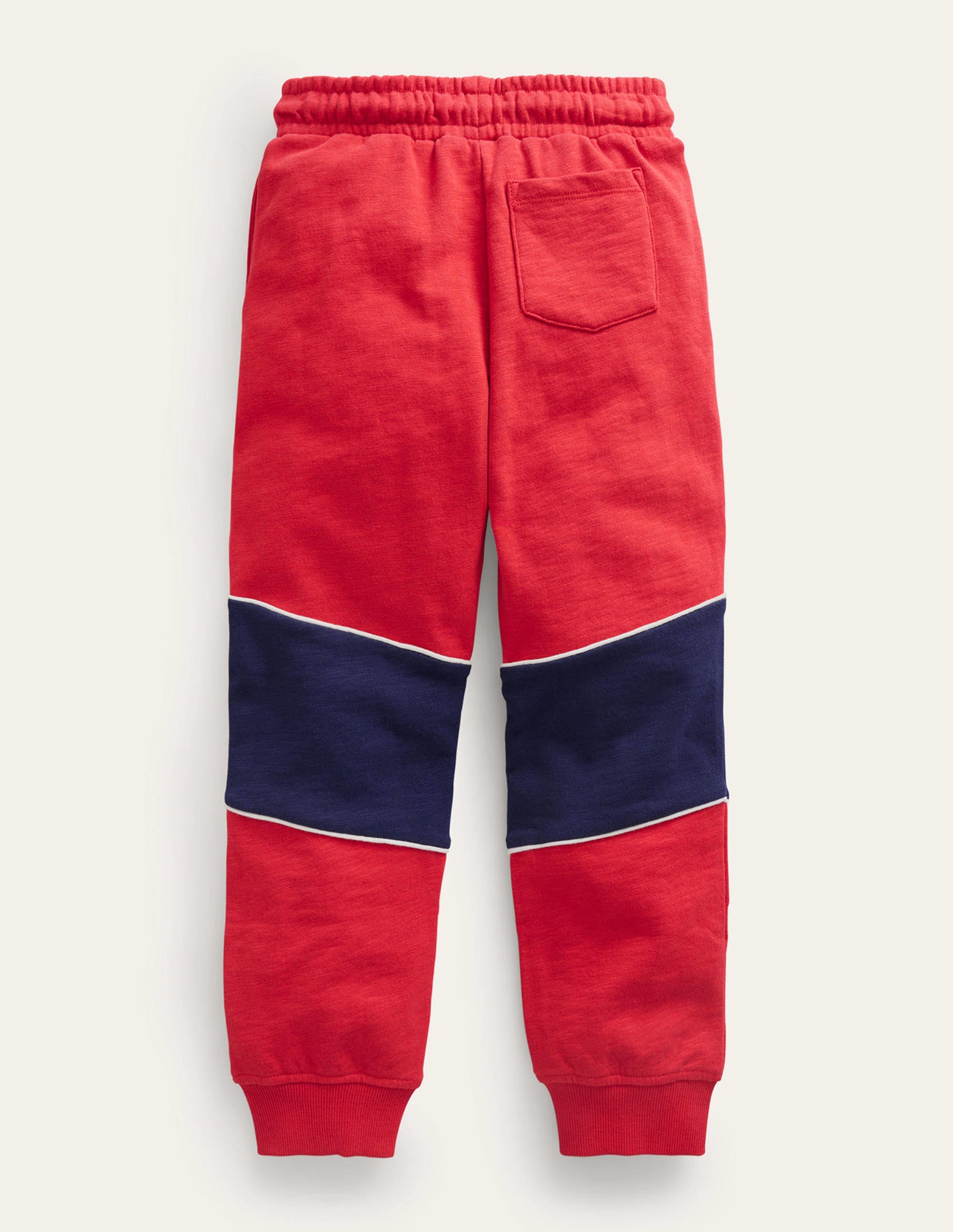 Slim Sporty Joggers-Rockabilly Red - Image 2