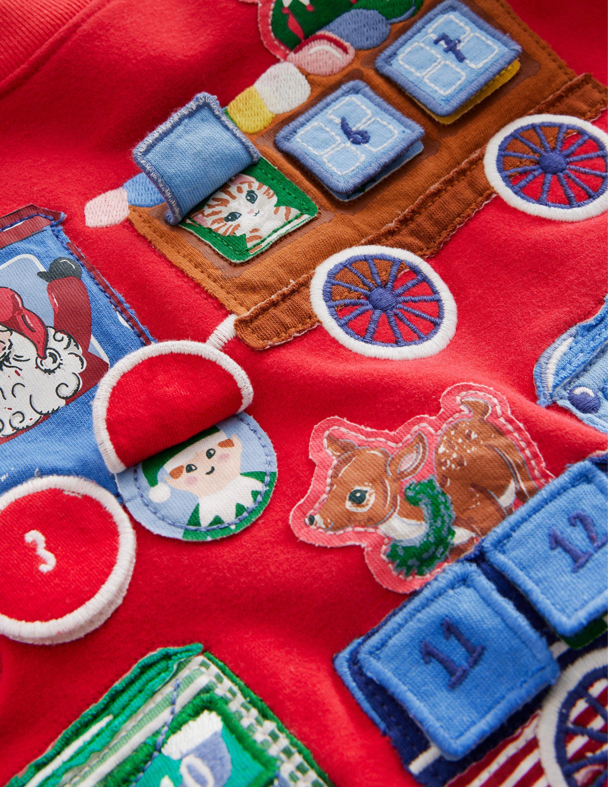 Advent Calendar Sweatshirt-Red-3