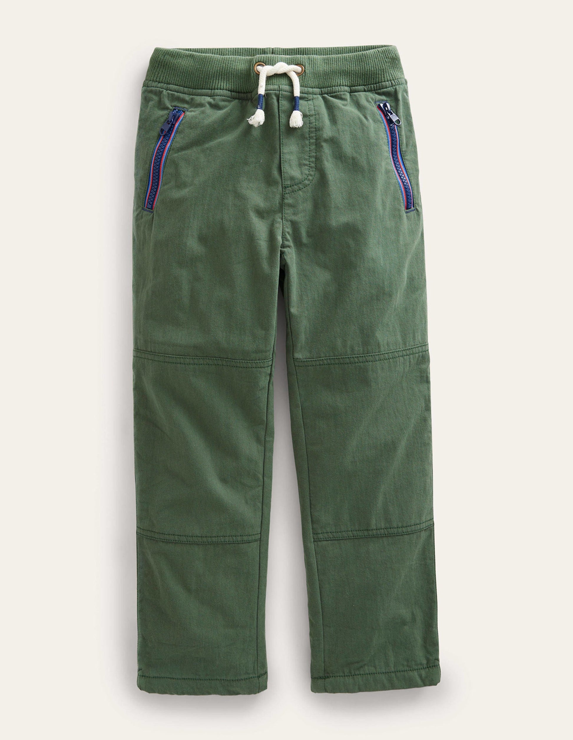 Cosy Lined Pants-Monster Green-1