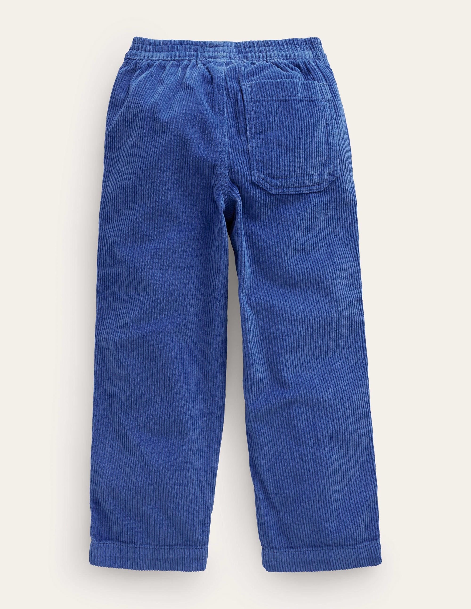 Chunky Pull-on Cord Pants-Delft Blue - Image 2
