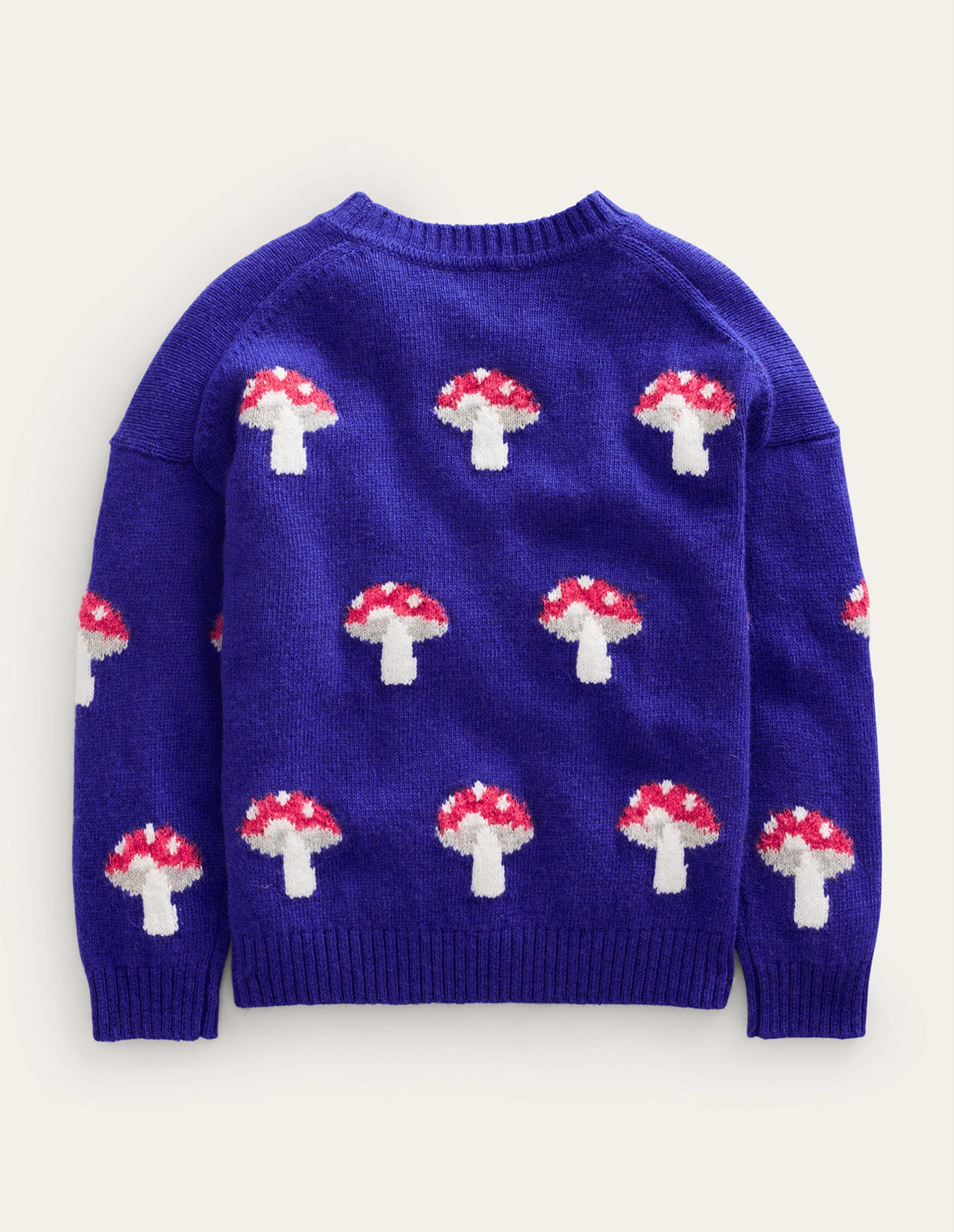 Wow All Over Jacquard Sweater-Bluing-2