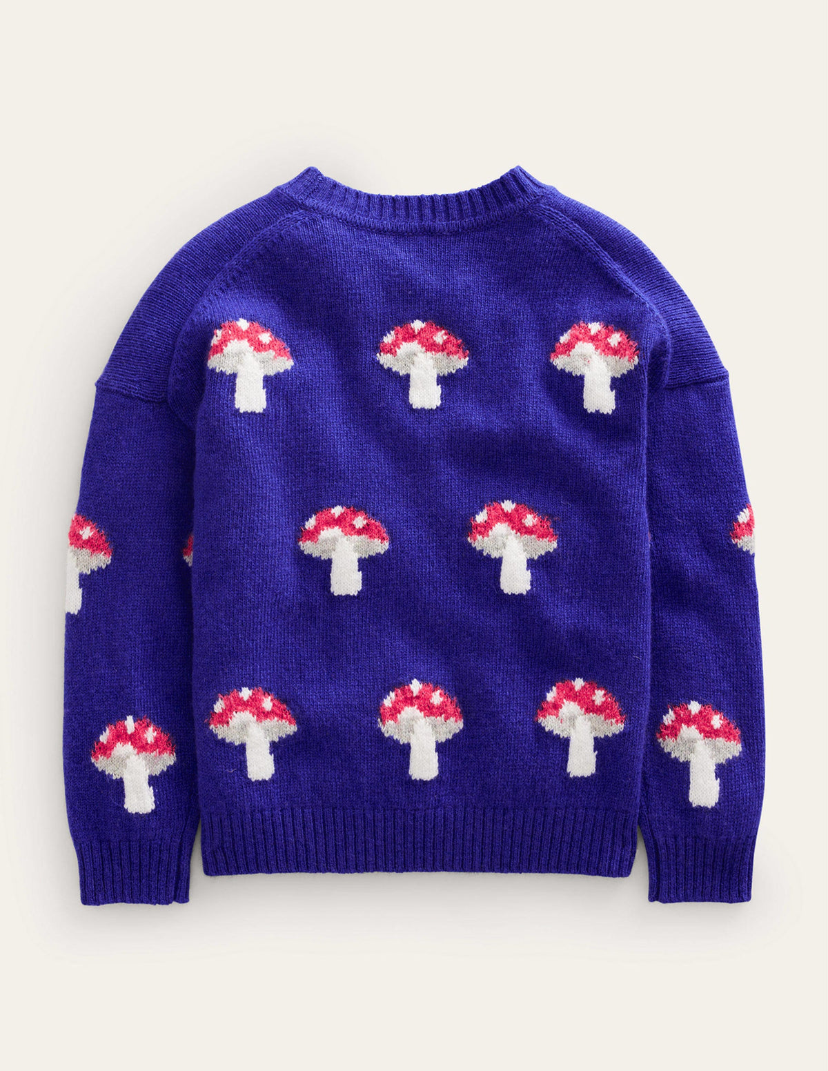 Wow All Over Jacquard Sweater-Bluing - Image 2