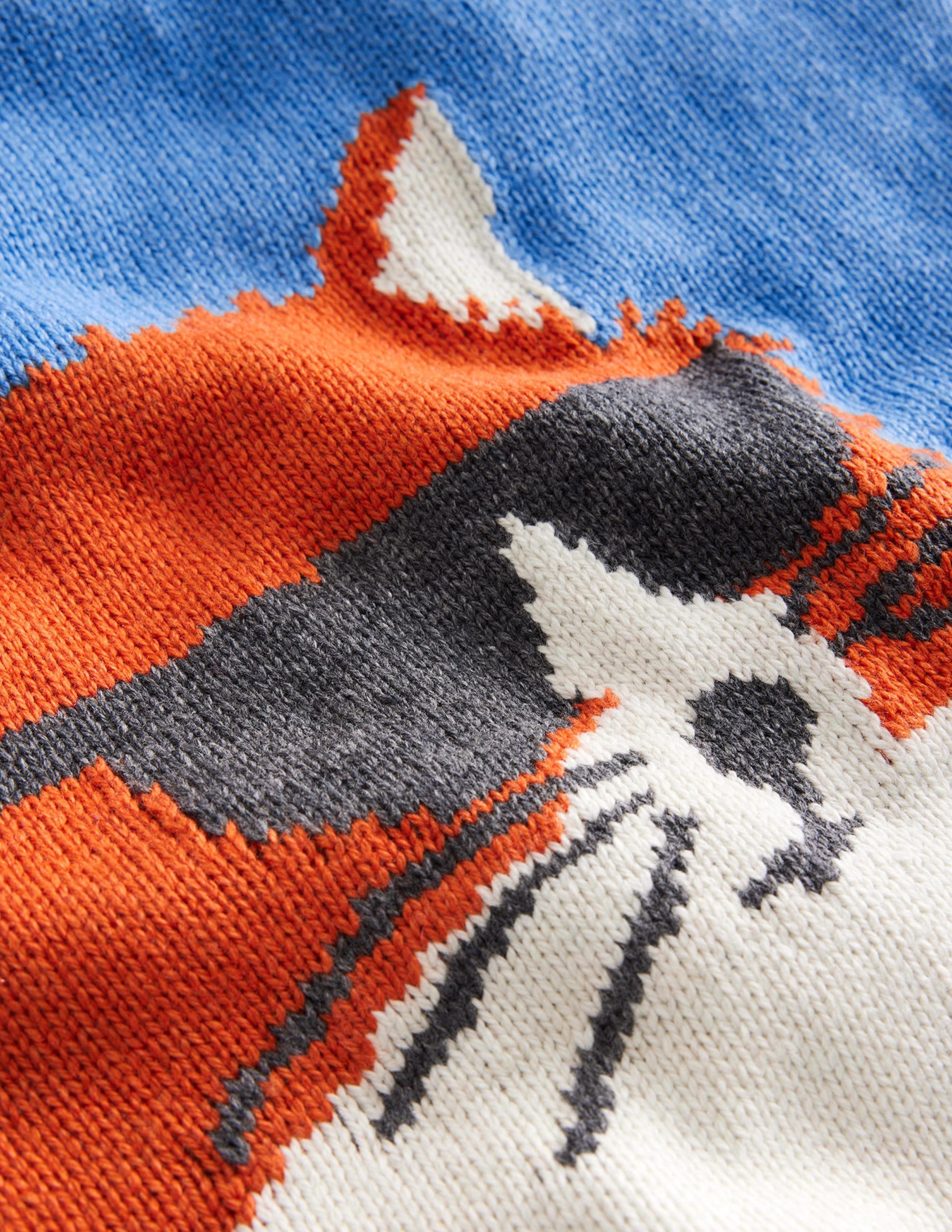 Dude Animal Sweater-Blue - Image 3