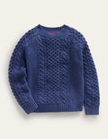 Heritage Cable-College Navy