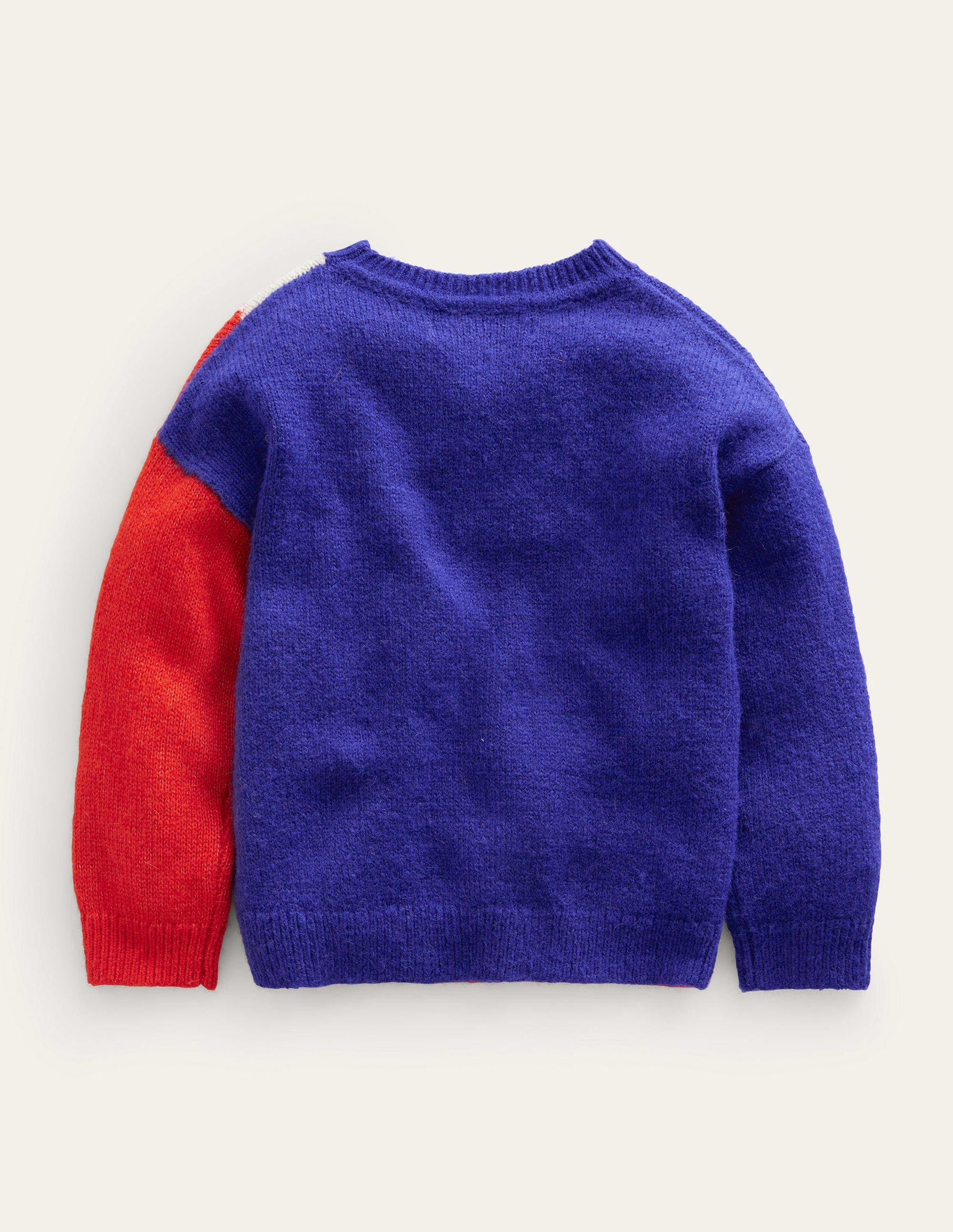 Lightning Bolt Sweater-Bluing/Dahlia Red-2
