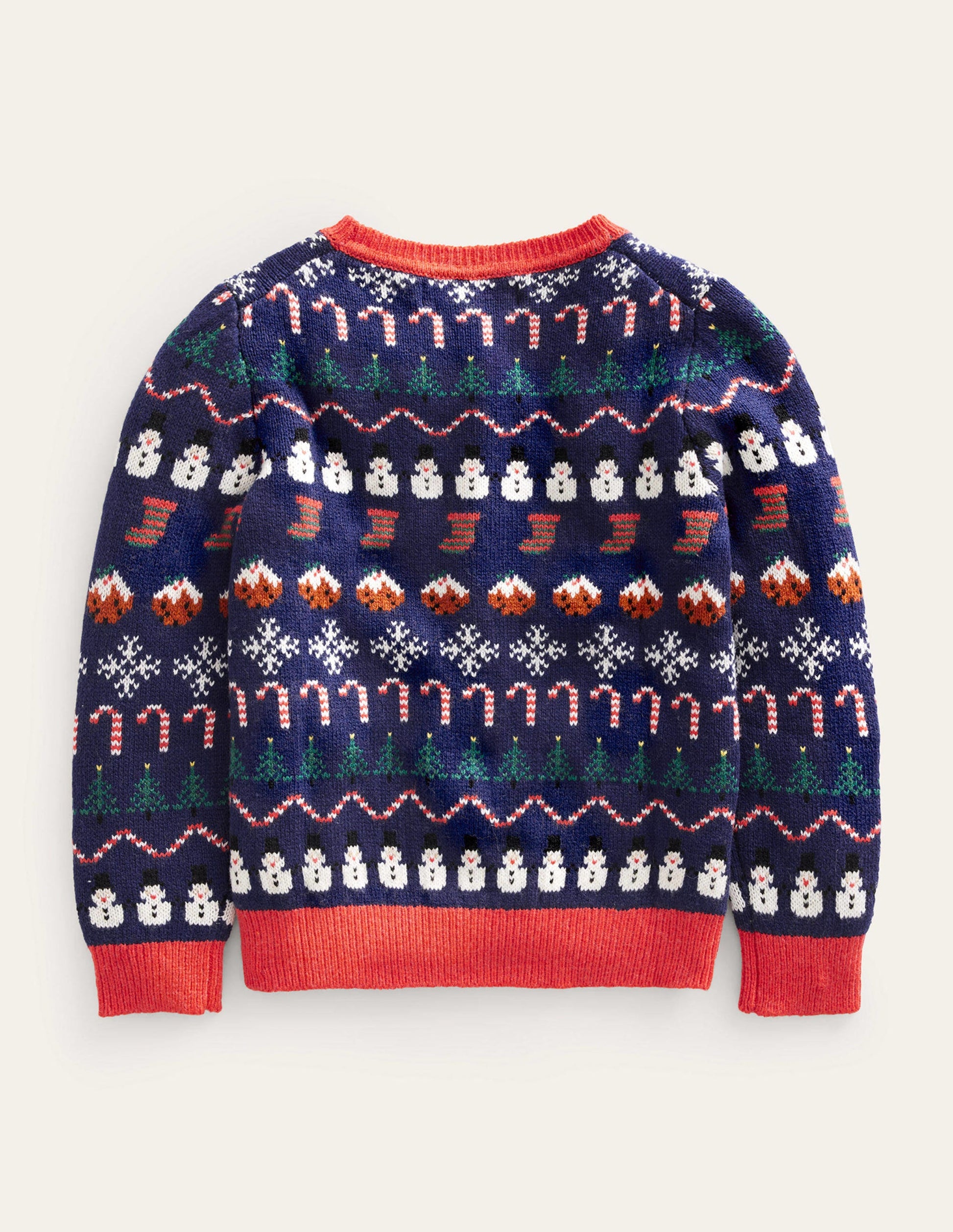 All Over Christmas Fair Isle-College Navy-2