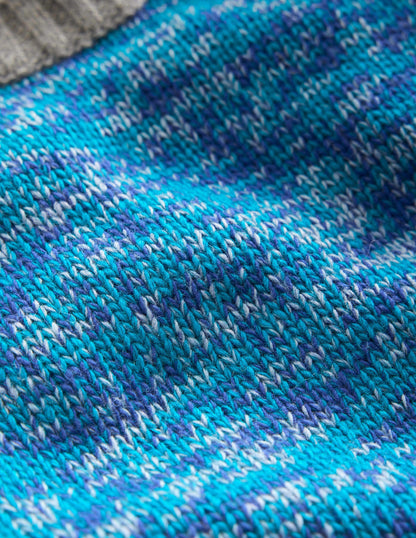 Twist Sweater-Turquoise Twist