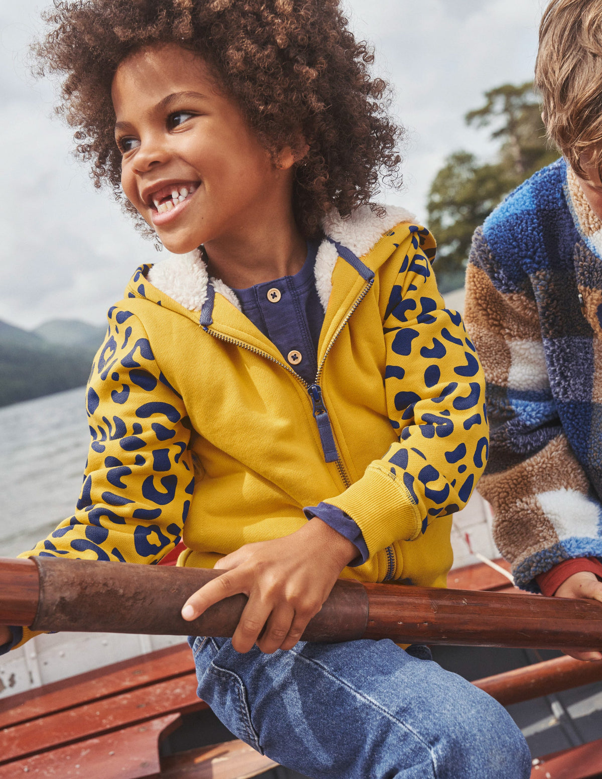 Novelty Hoodie-Dijon Yellow Leopard - Image 4