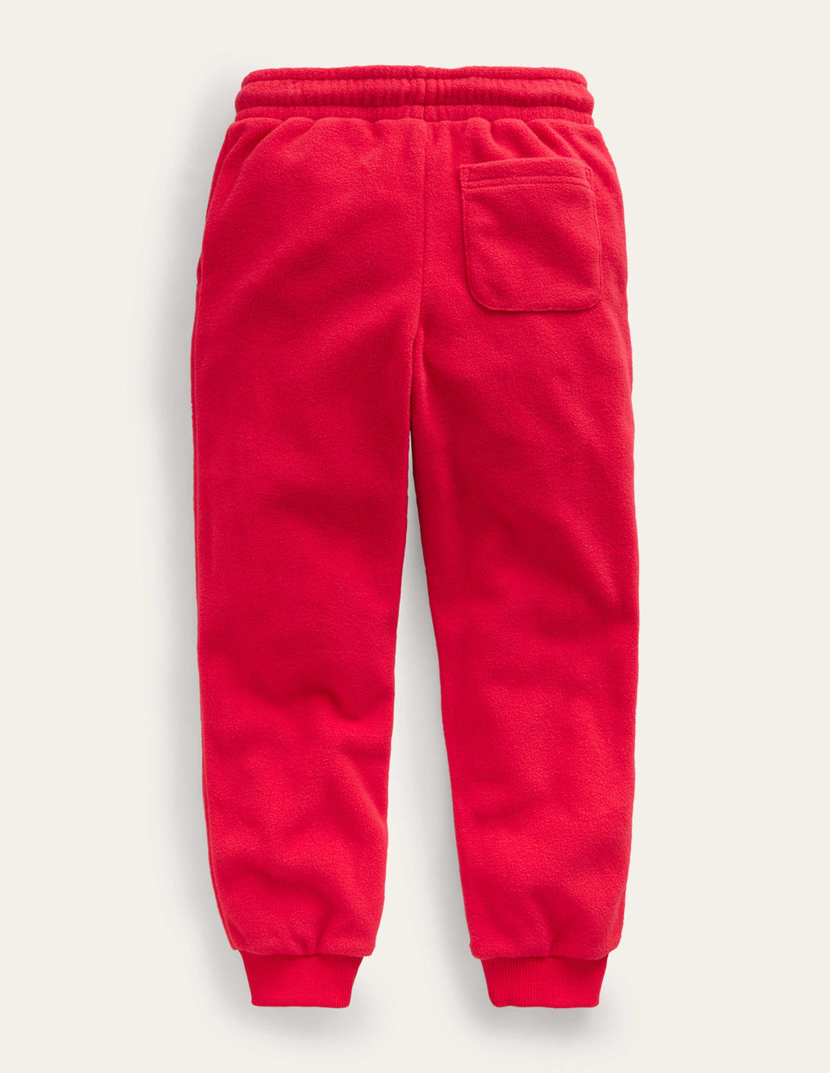 Fleece Sweatpants-Rockabilly Red - Image 2