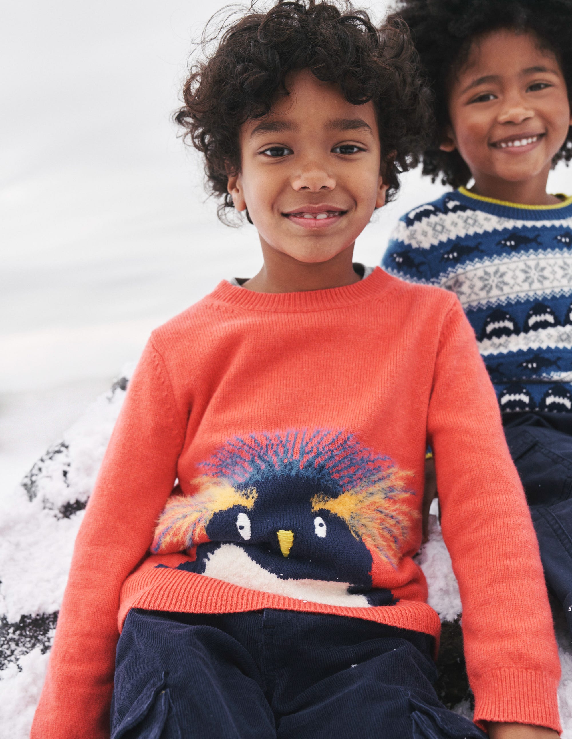 Fun Cosy Sweater-Jam Red Penguin - Image 4