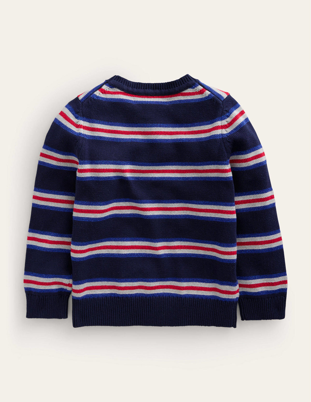 Sparkle Stripe Sweater-French Navy Stripe - Image 2