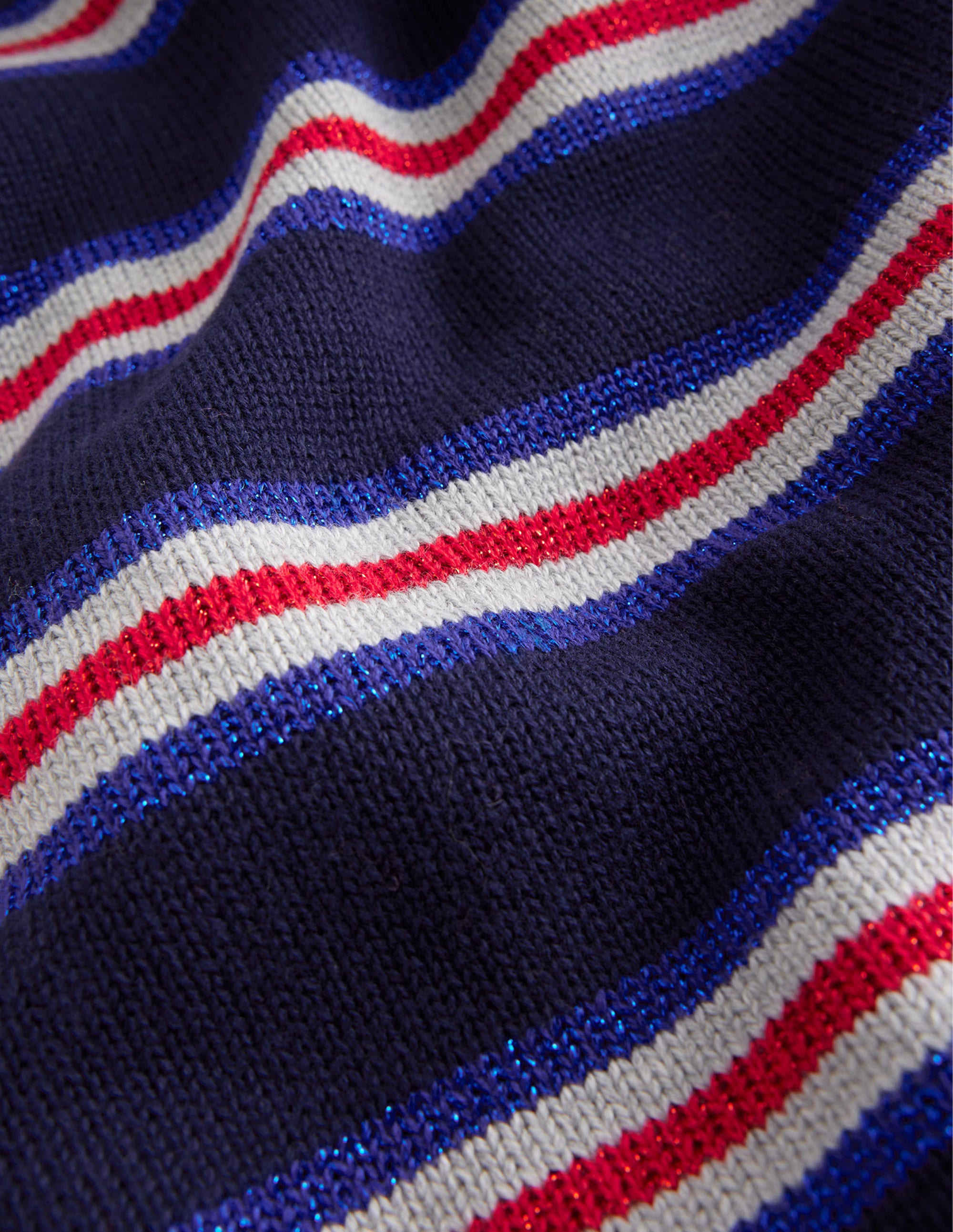 Sparkle Stripe Sweater-French Navy Stripe - Image 3