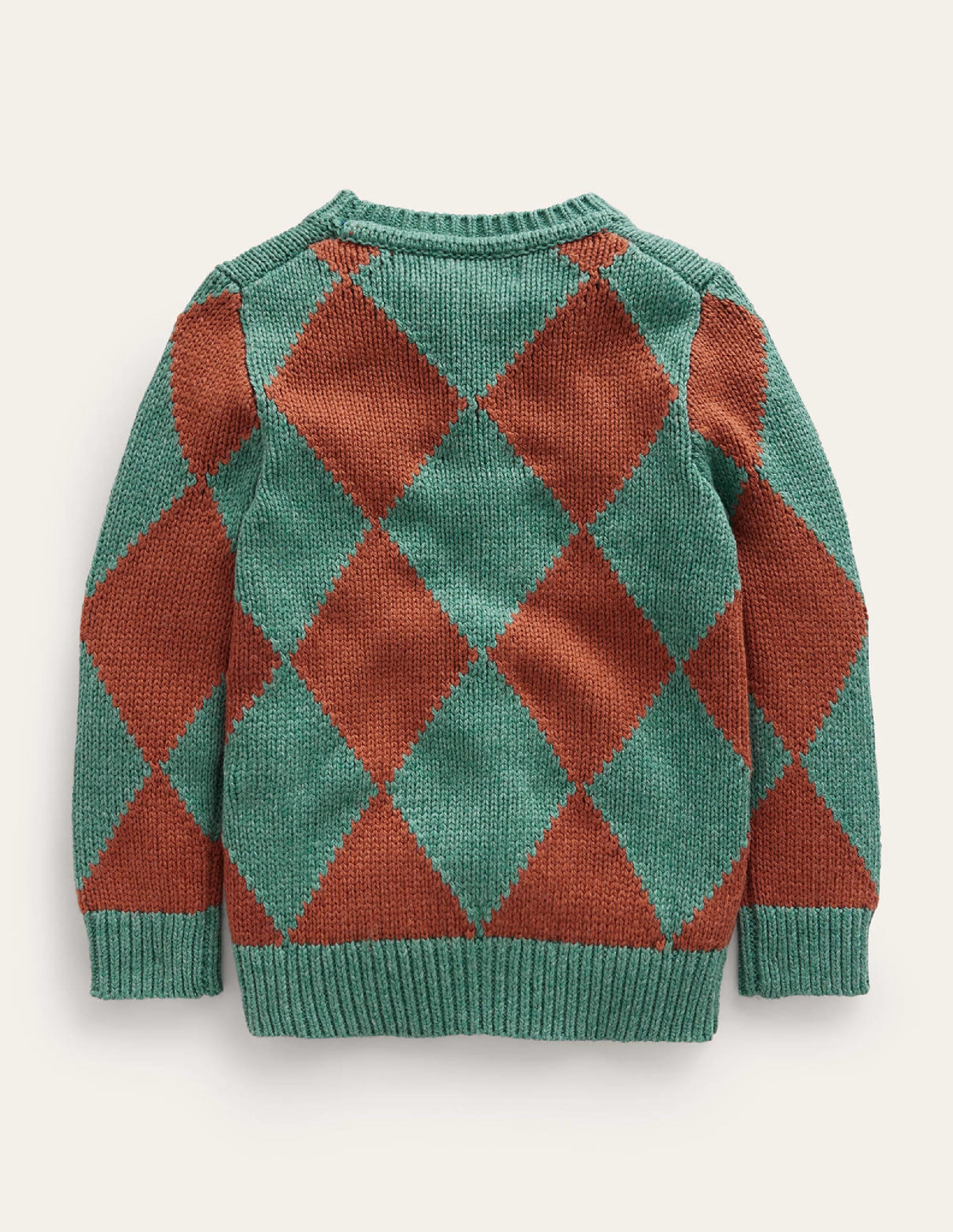 Argyle Sweater-Green Smoke - Image 2