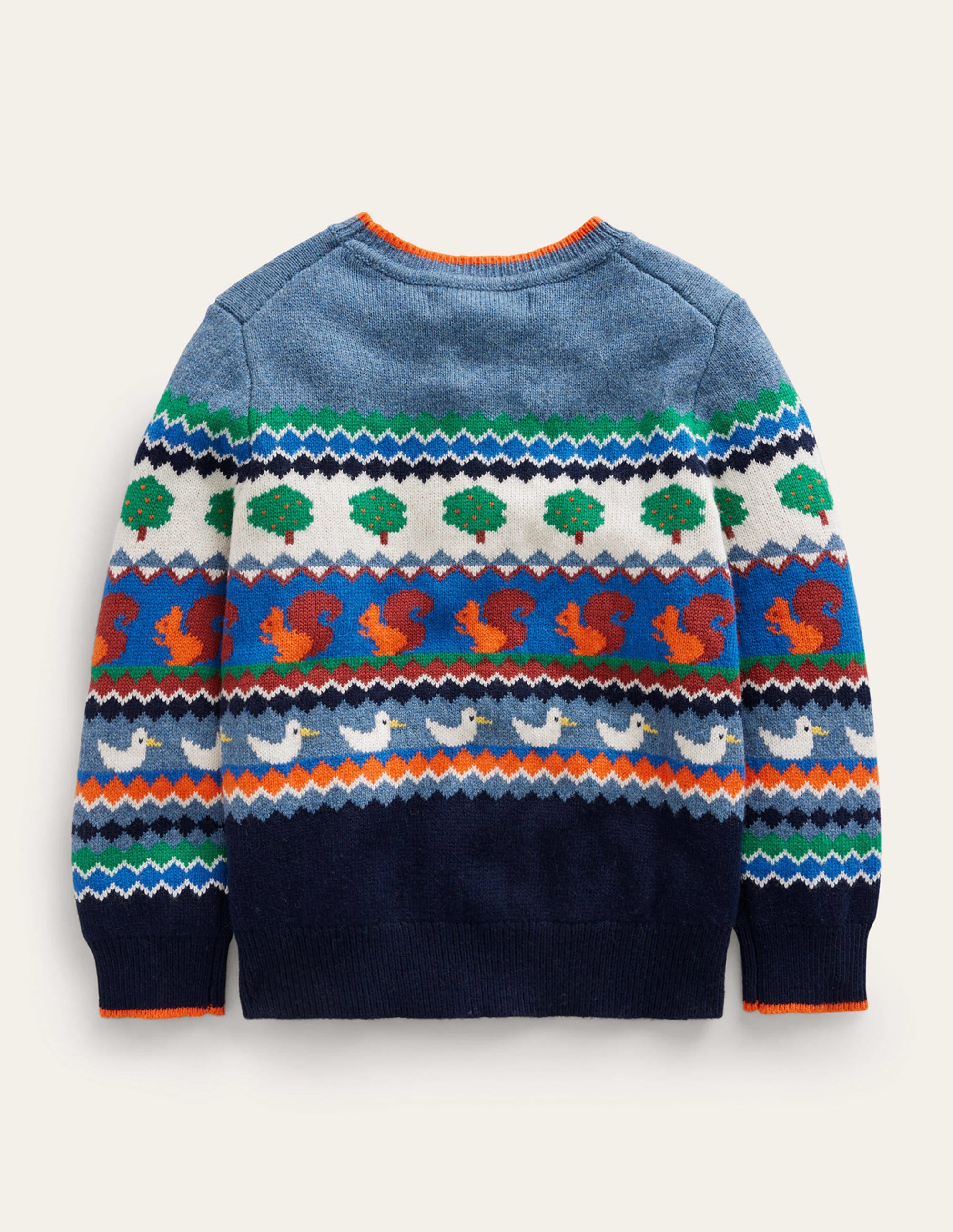 All Over Fair Isle Sweater-Multi Nature Fair Isle - Image 2