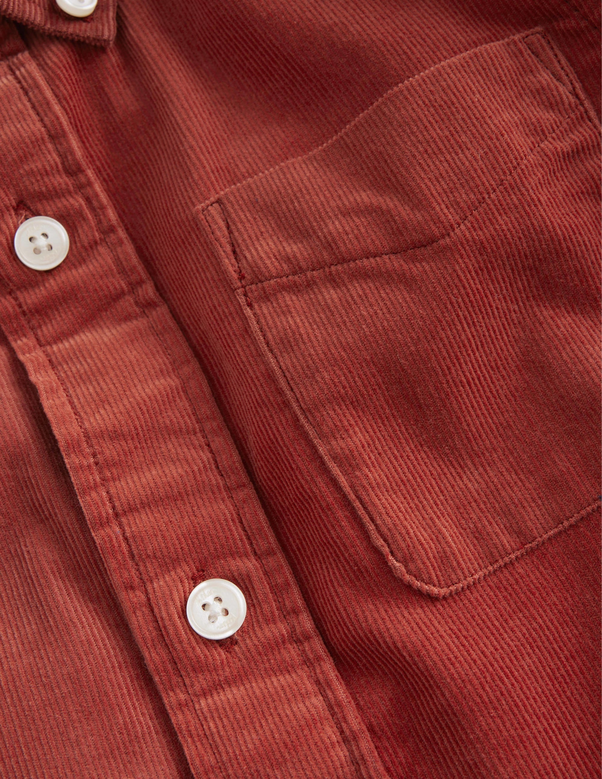 Cord Shirt-Roasted Chestnut - Image 3