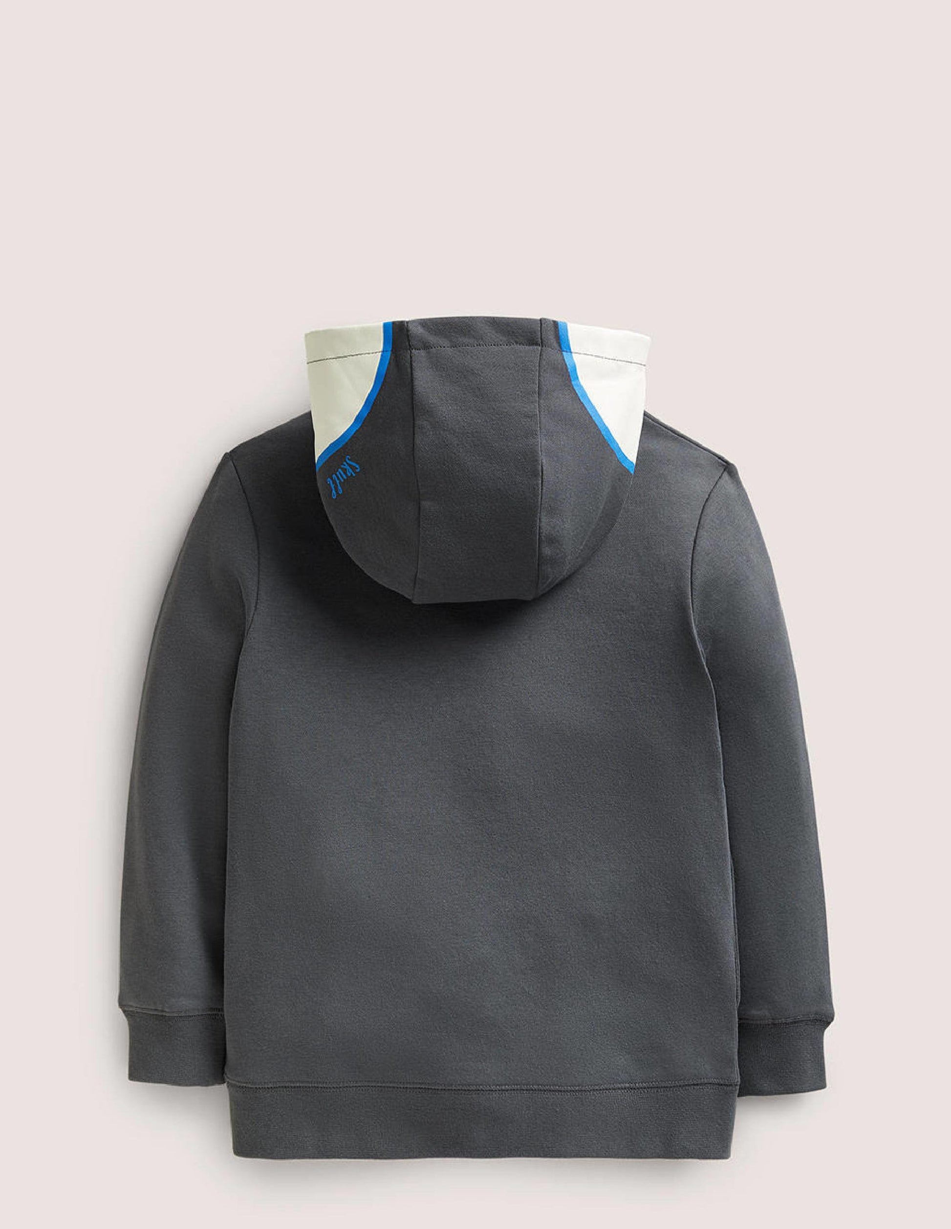 Halloween Glow Skeleton Hoodie-Smoke Grey Glowing Skeleton-2