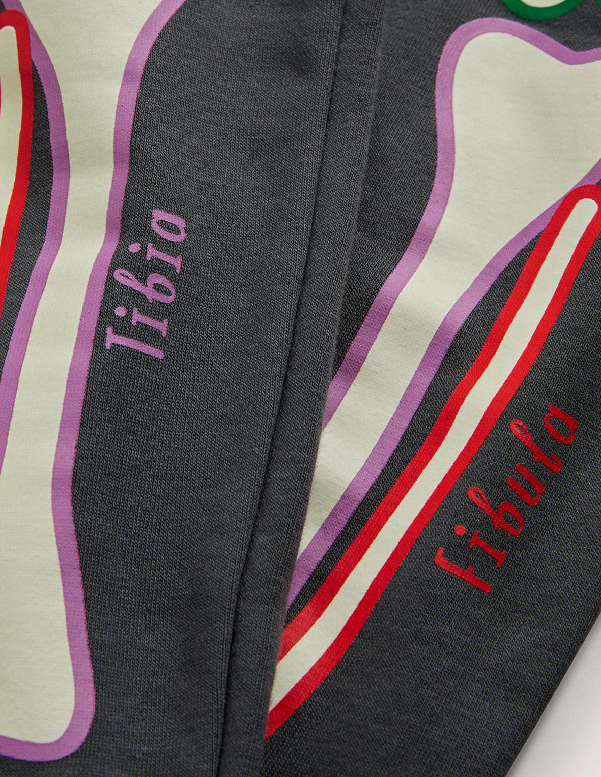 Halloween Skeleton Joggers-Smoke Grey Skelton-3
