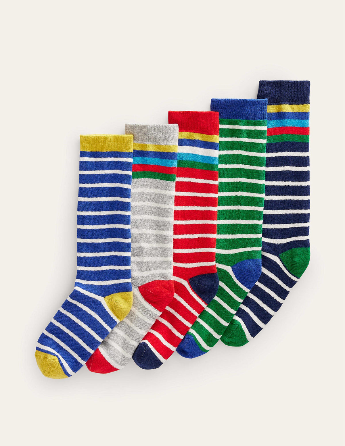 Ski Socks 5 Pack-Stripes-1