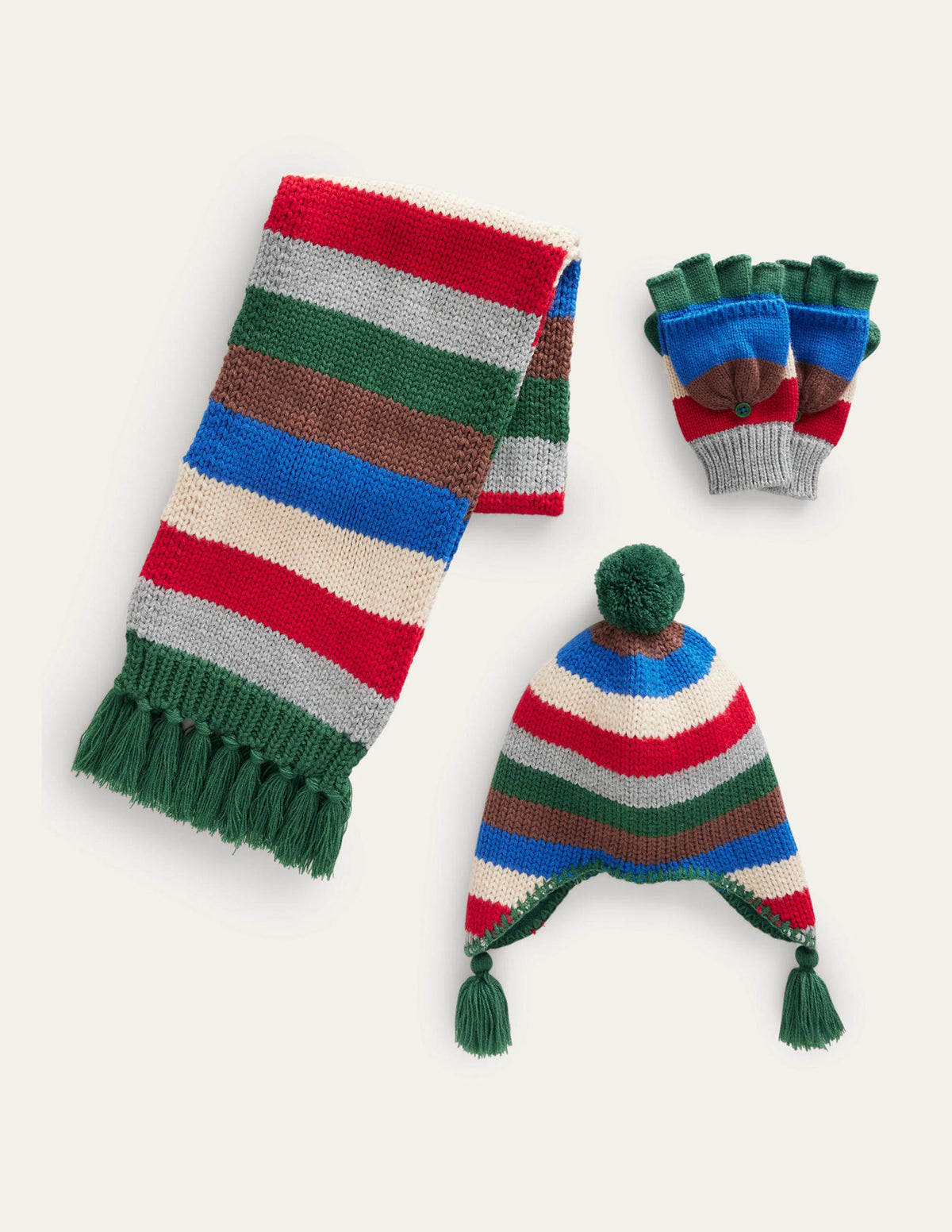 Knitted Set-Multi Stripe - Image 1