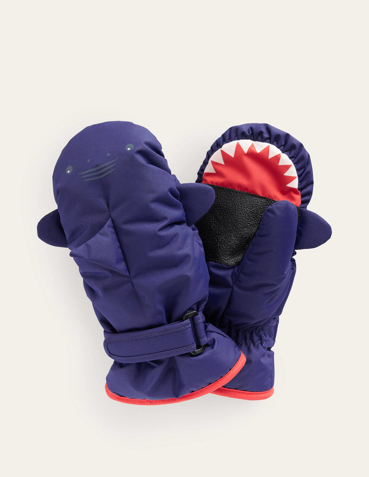 Novelty All Weather Mittens-Blue Shark-1