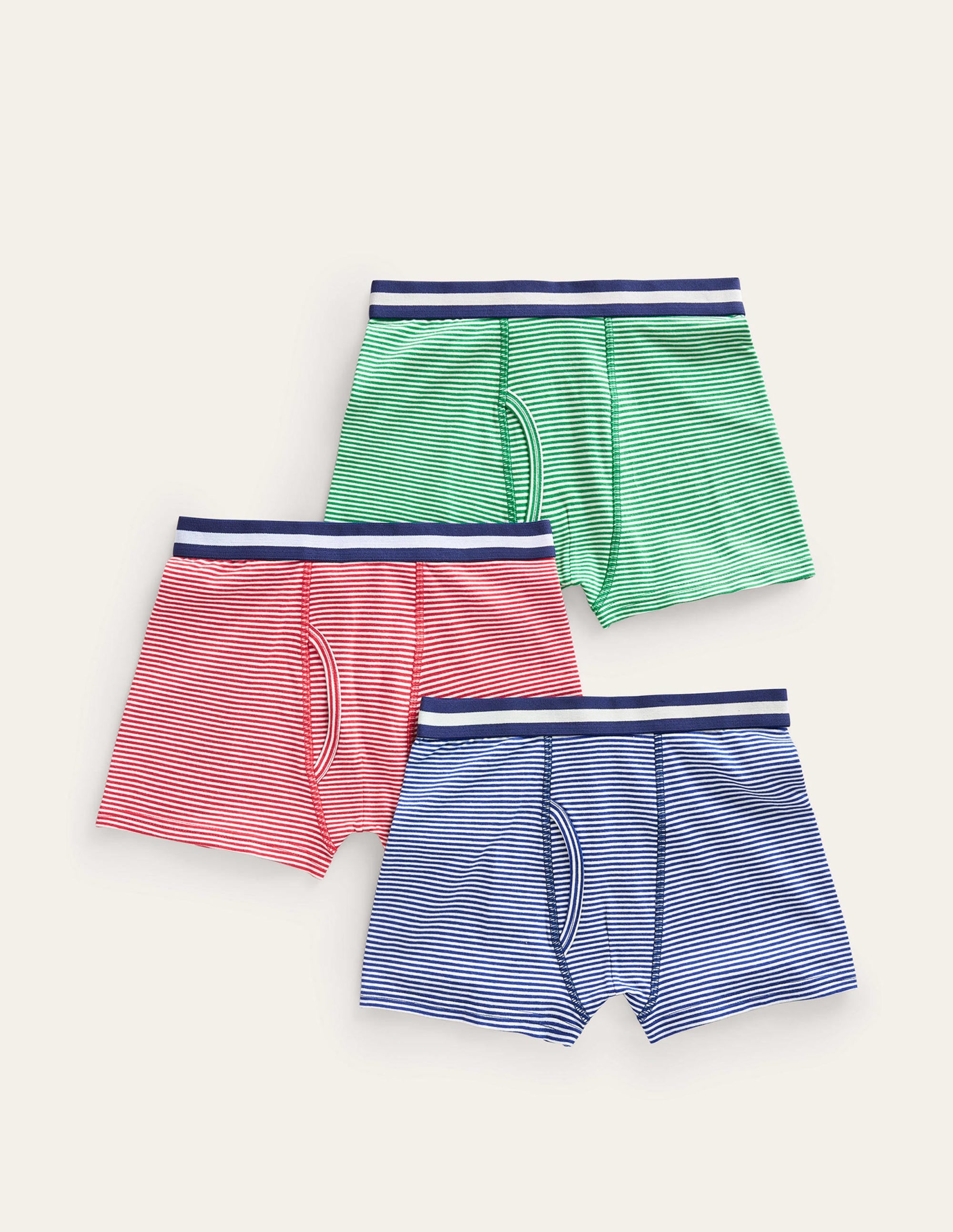 Boxers 3 Pack-Multi Fine Stripe - Image 1