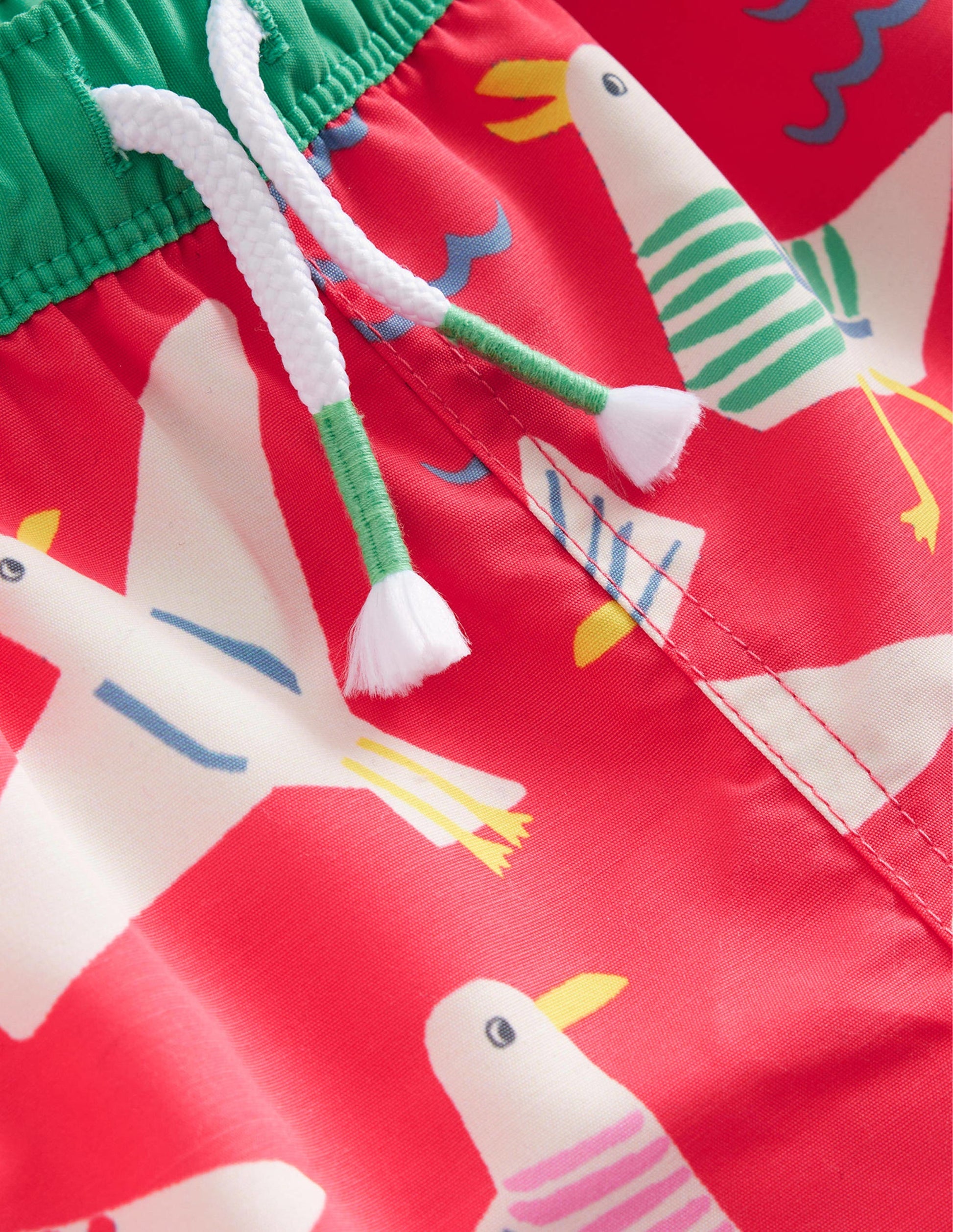 Swim Shorts-Cayenne/ Eggnog Seagulls-3