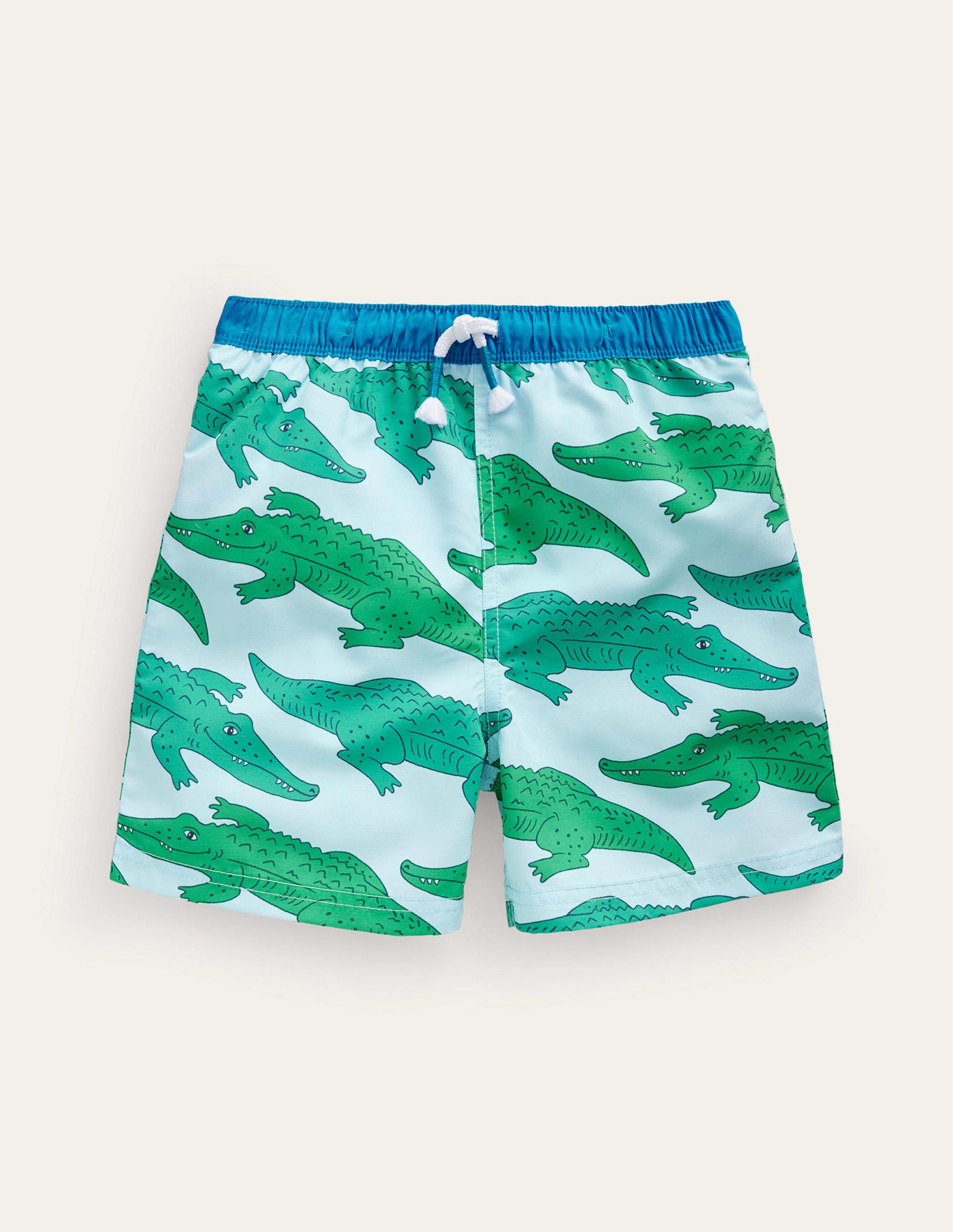 Swim Shorts-Bright Green Crocs-1