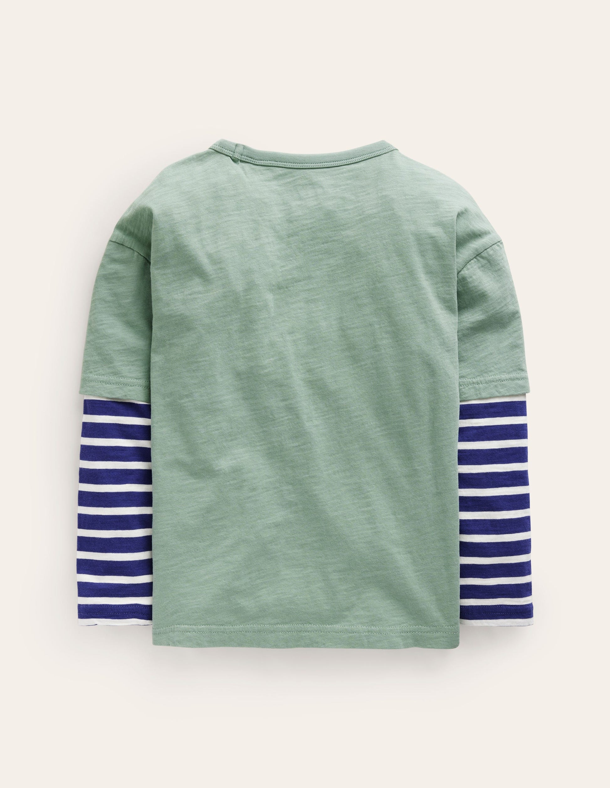 Layered Long-Sleeve T-Shirt-Green Smoke-2