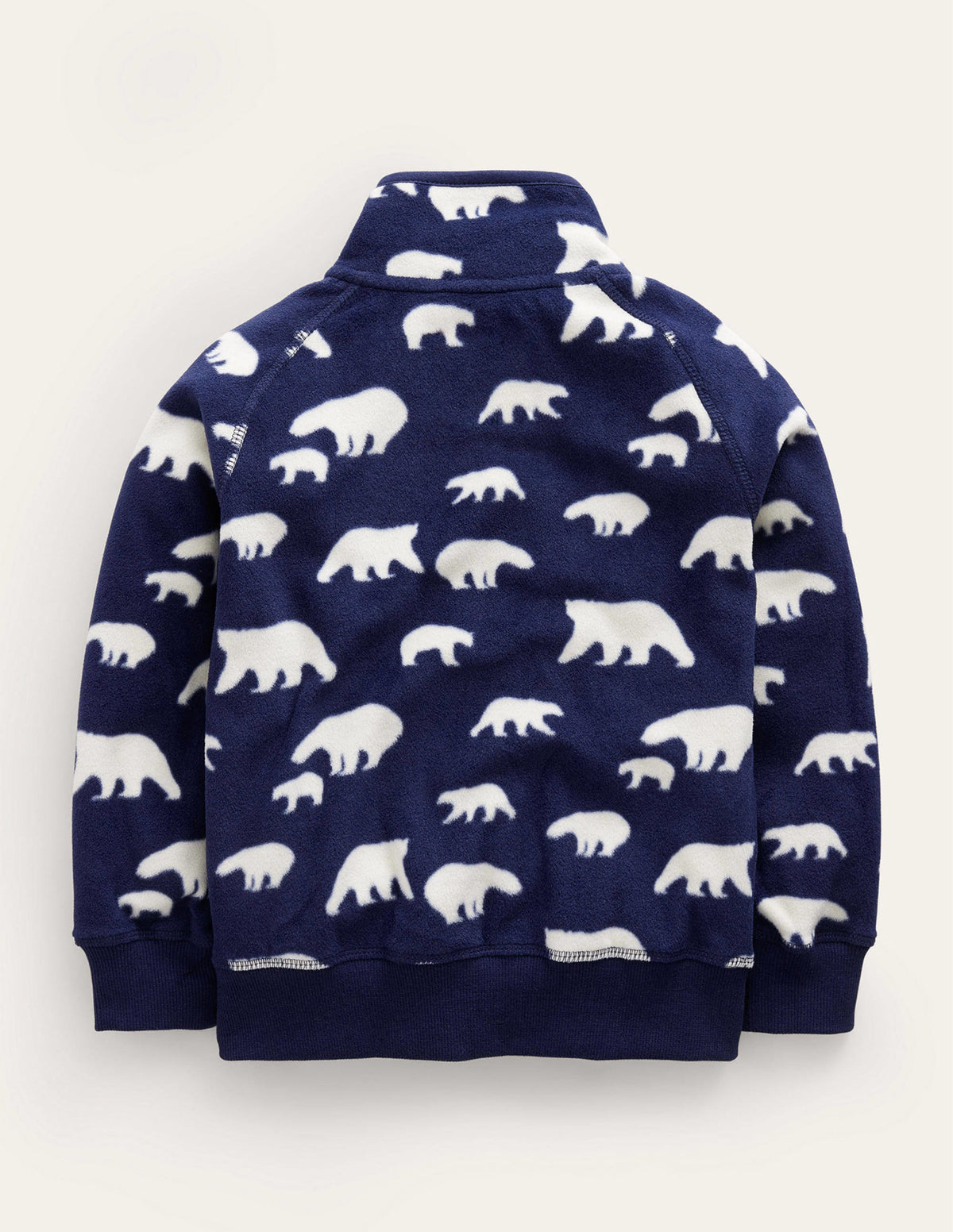 Cosy Fleece-Navy Polar Bears - Image 2