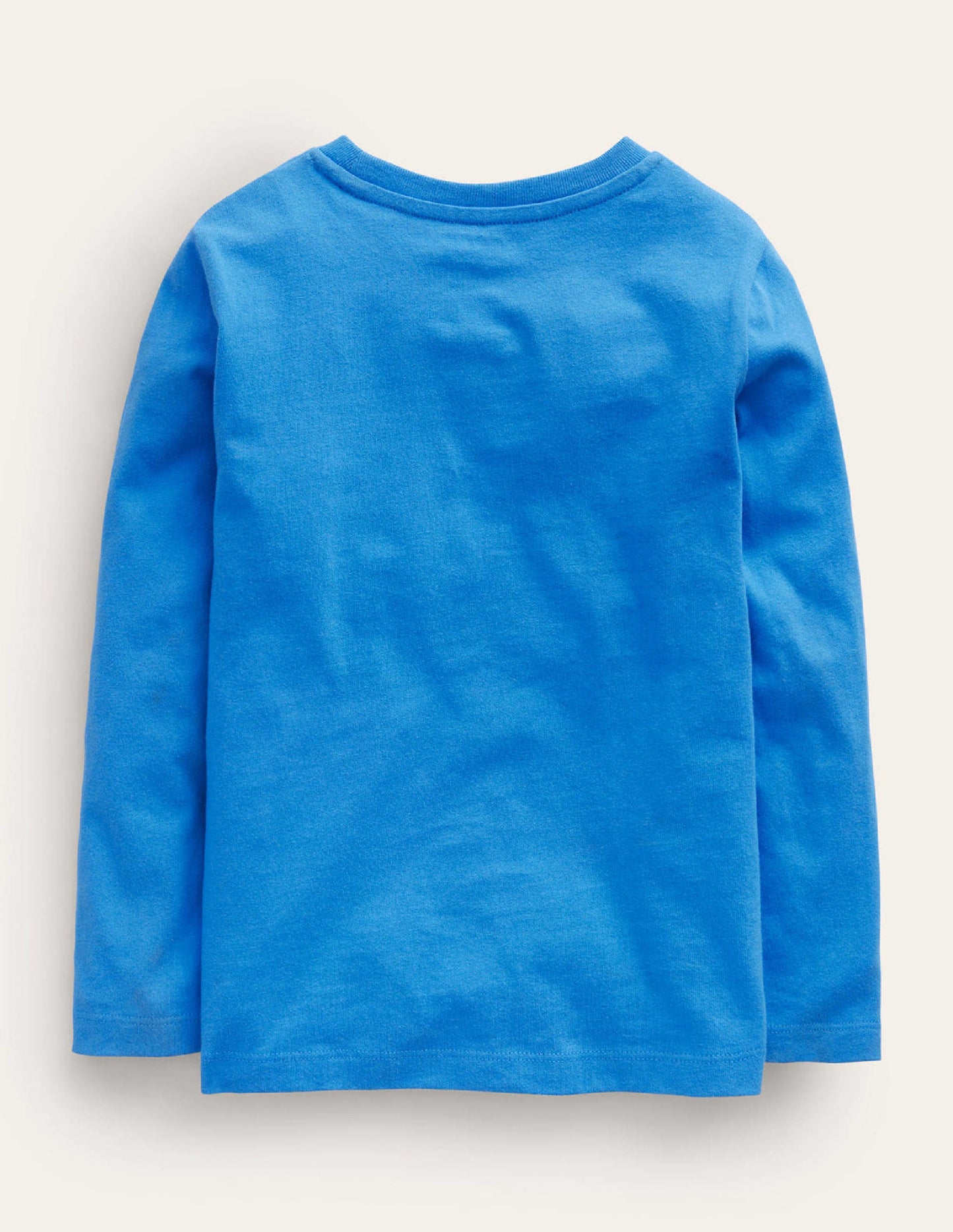 Penguin Appliqué T-shirt-Cabana Blue Penguin