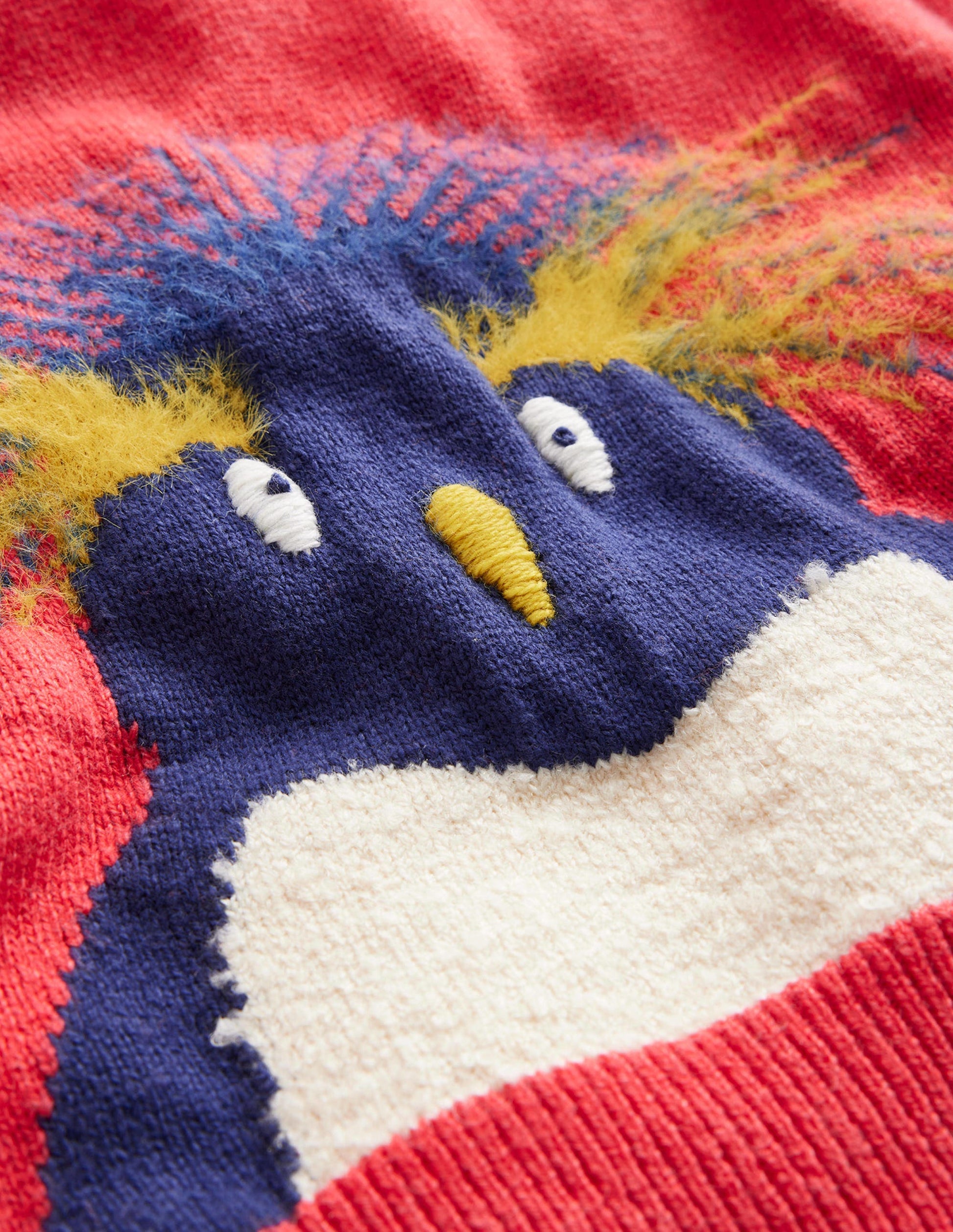 Fun Cosy Sweater-Jam Red Penguin-3