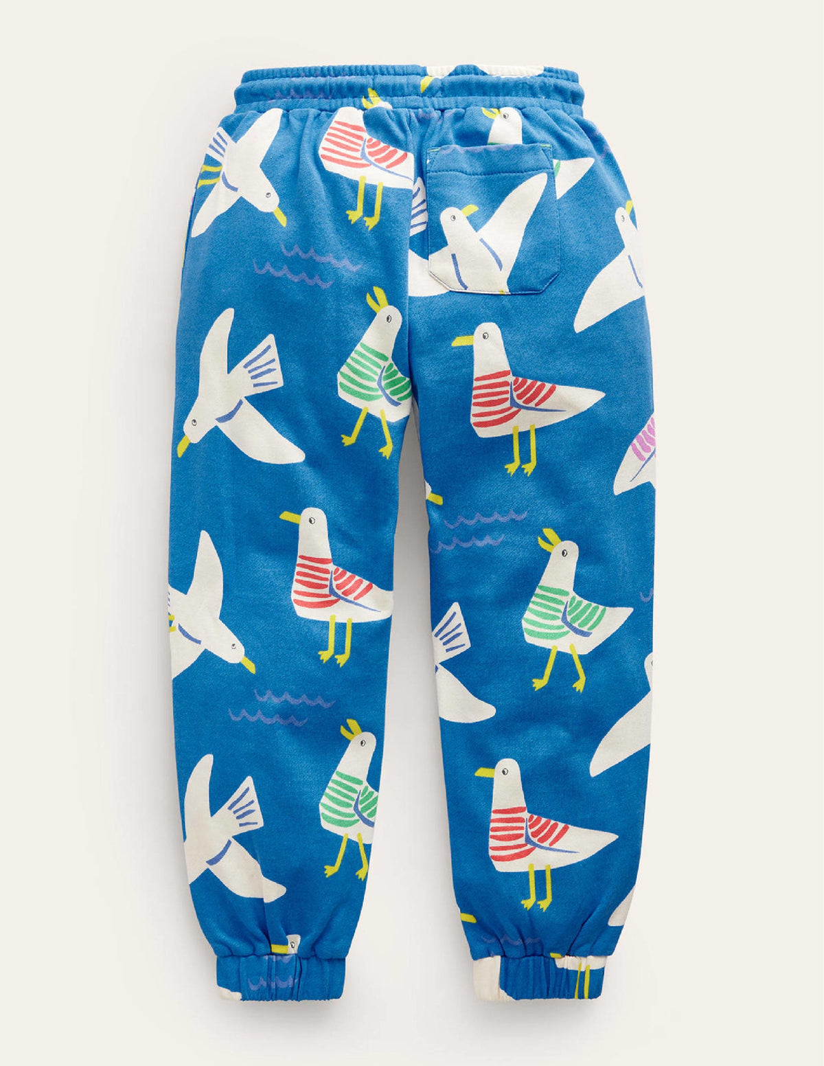 Printed Cosy Sweatpants-Directoire Blue Seagulls - Image 2