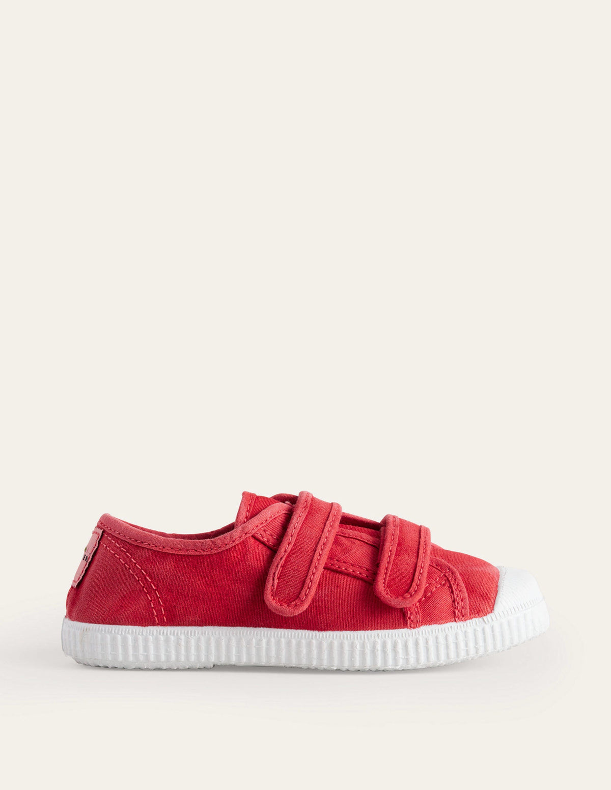 Double Strap Canvas Shoes-Red - Image 1