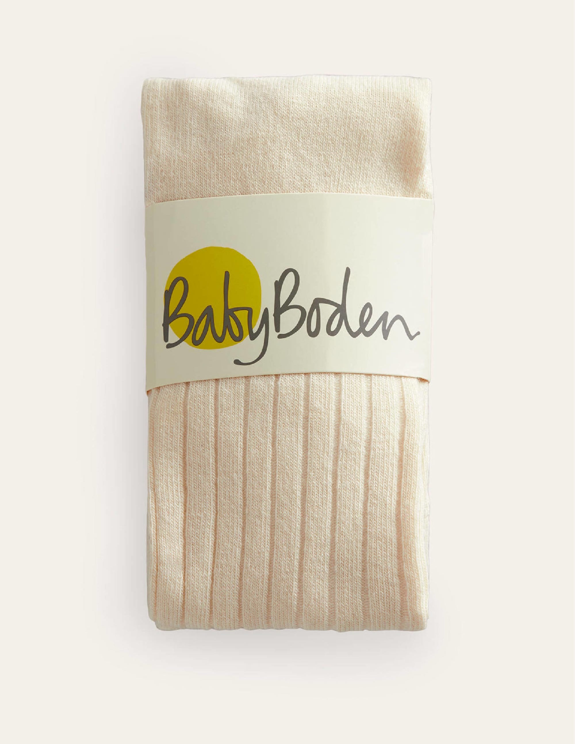 Ribbed Tights 2 Pack-Ivory/Pink - Image 3