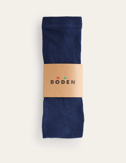 Ribbed Tights-French Navy-2