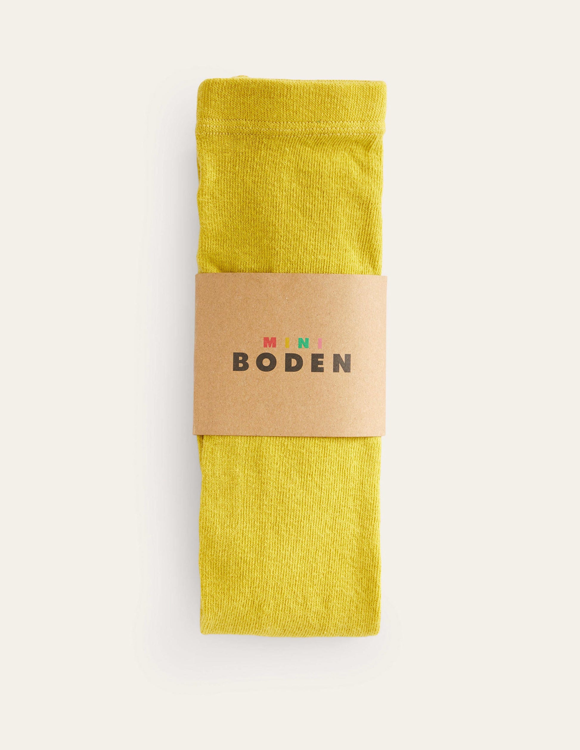 Ribbed Tights-Oil Yellow-2