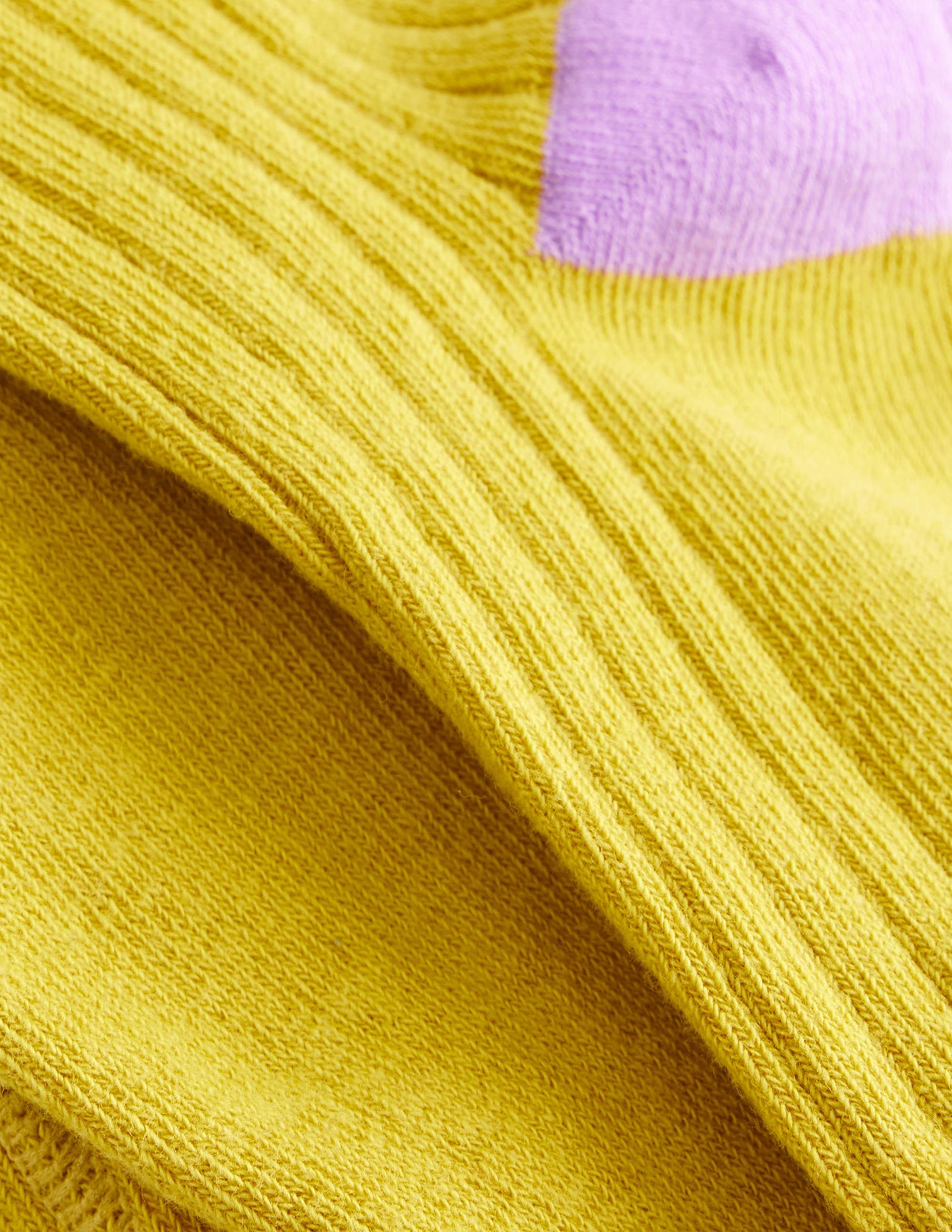 Ribbed Tights-Oil Yellow - Image 3