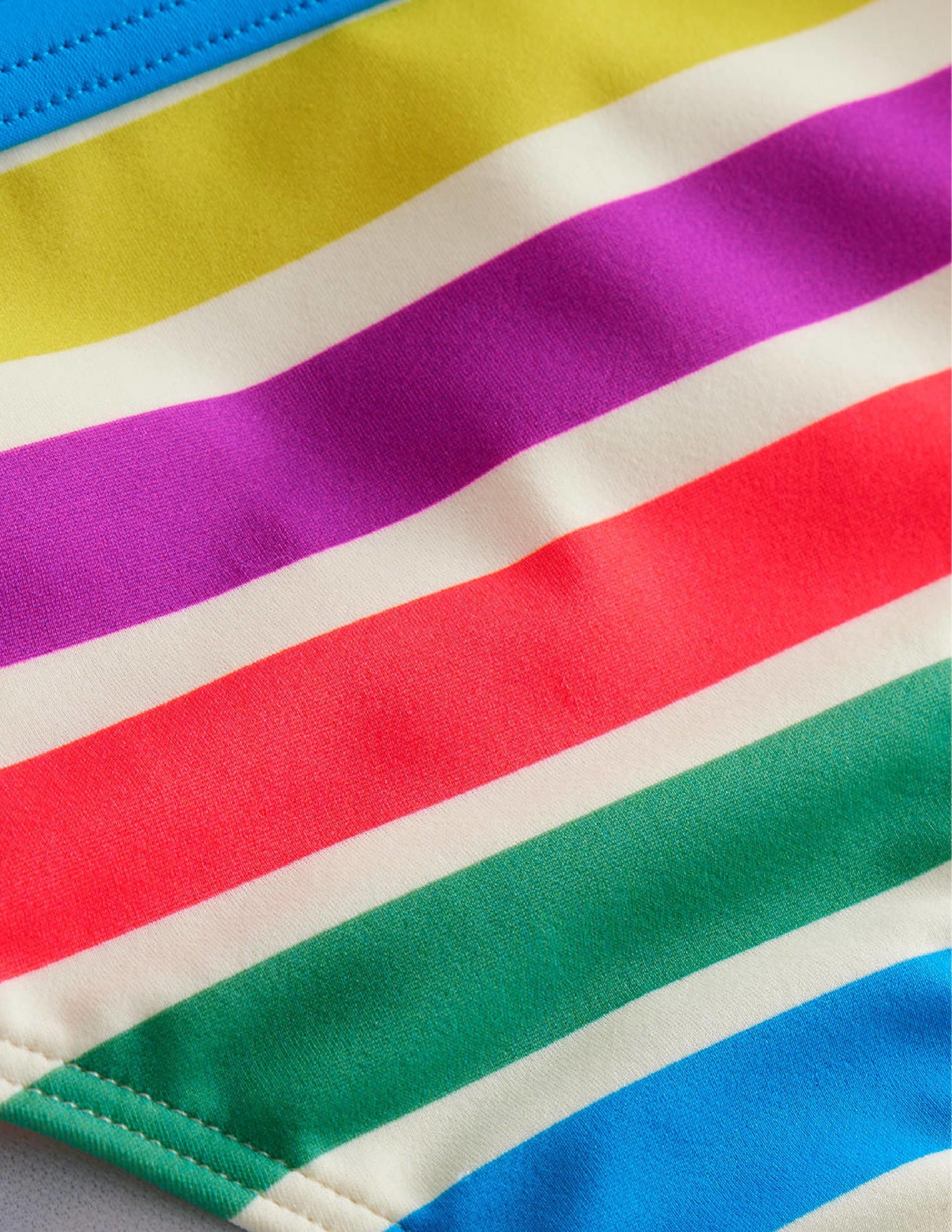 Patterned Bikini Bottoms-Day Tripping Stripe-3