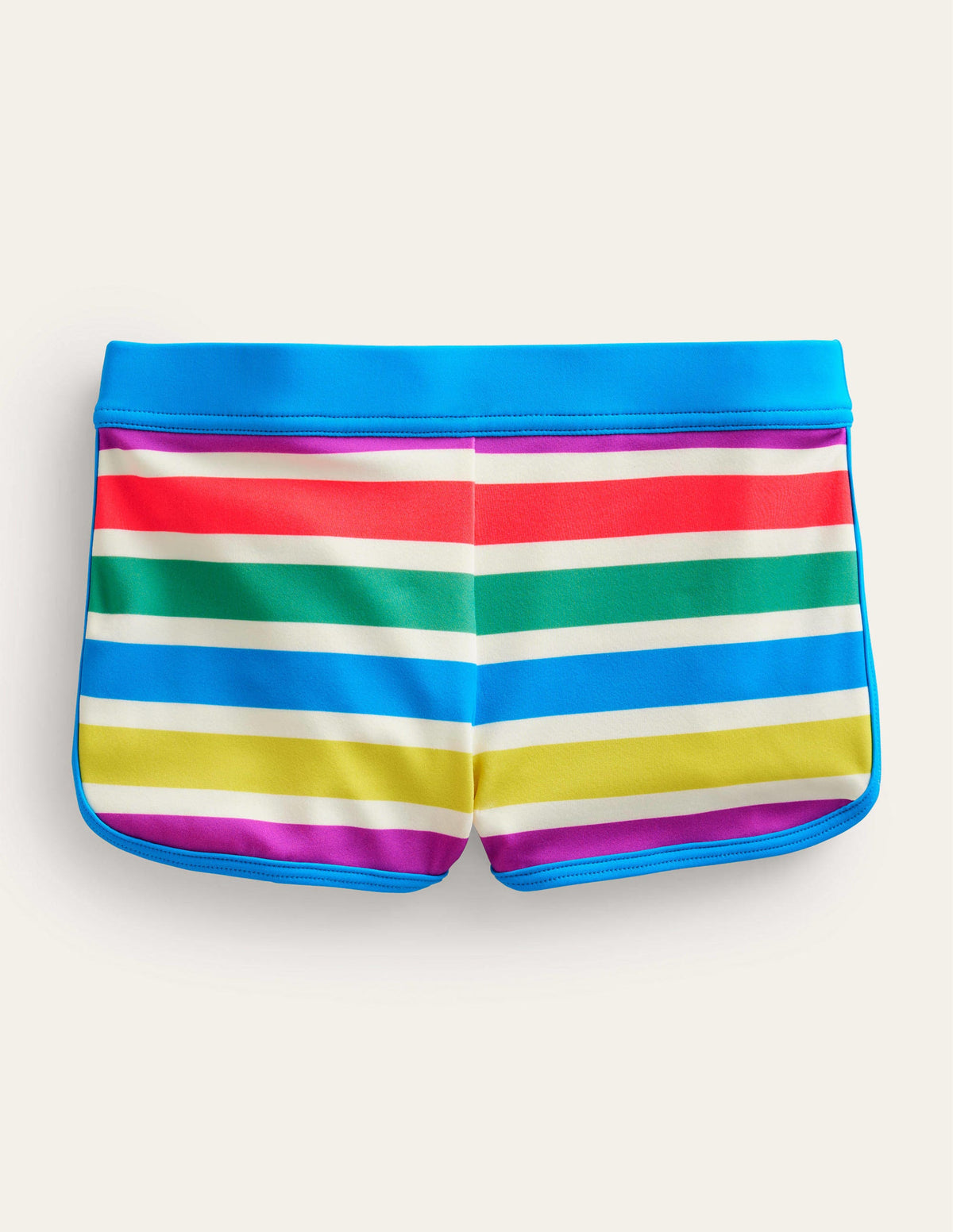 Patterned Swim Shorts-Day Tripping Stripe-1