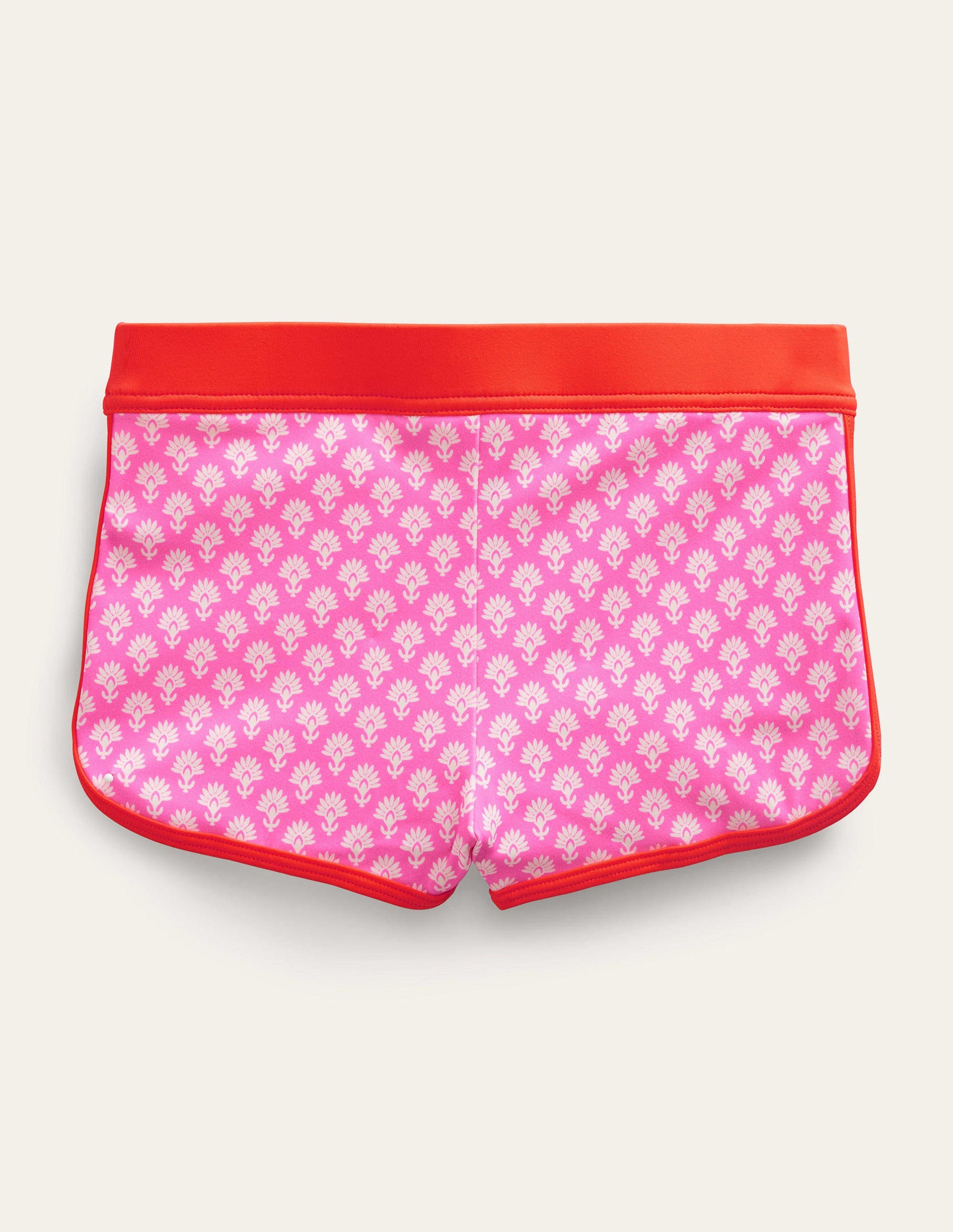 Patterned Swim Shorts-Firework Woodblock-2